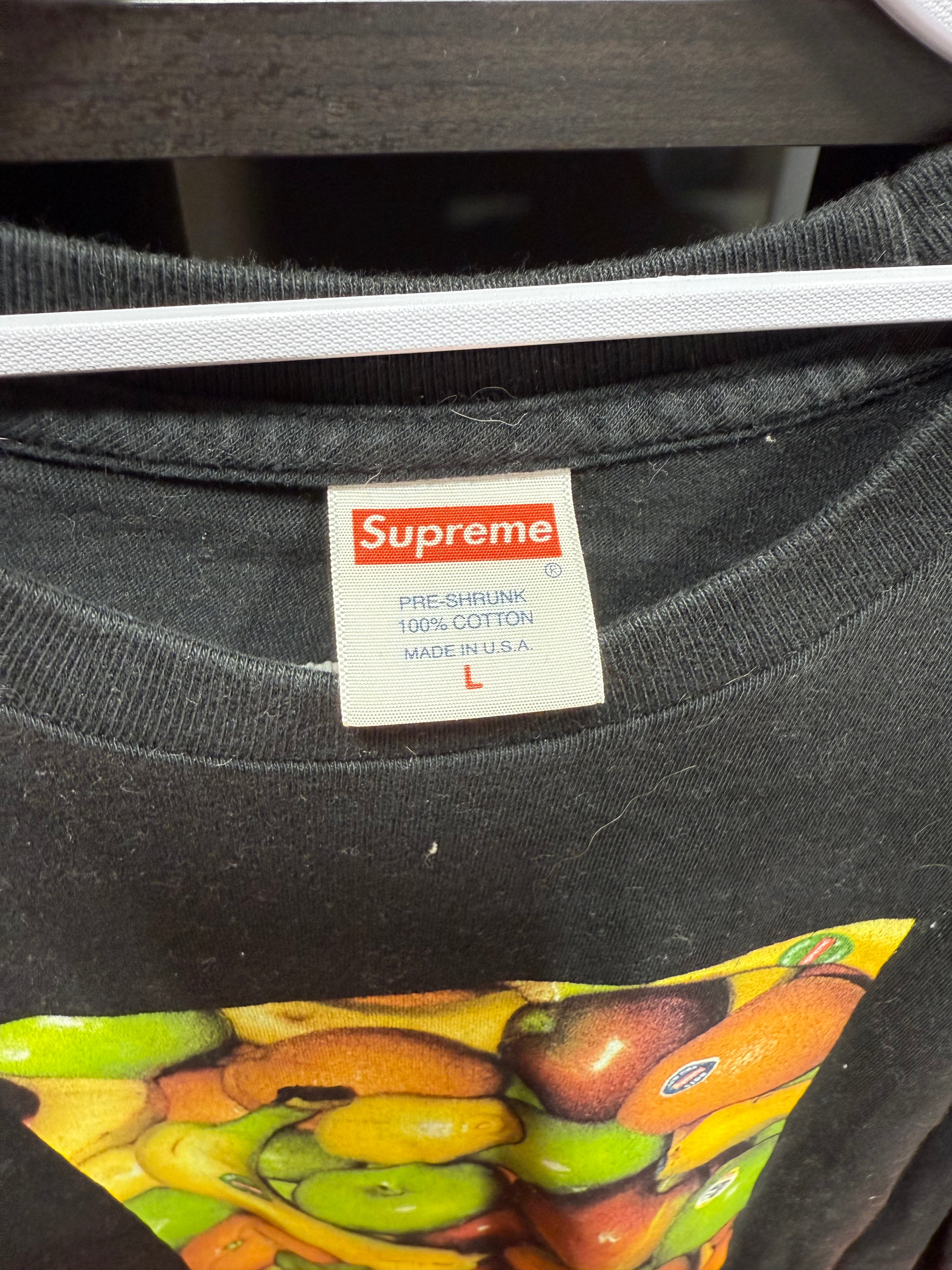 Supreme Fruit T-Shirt Black Sz L