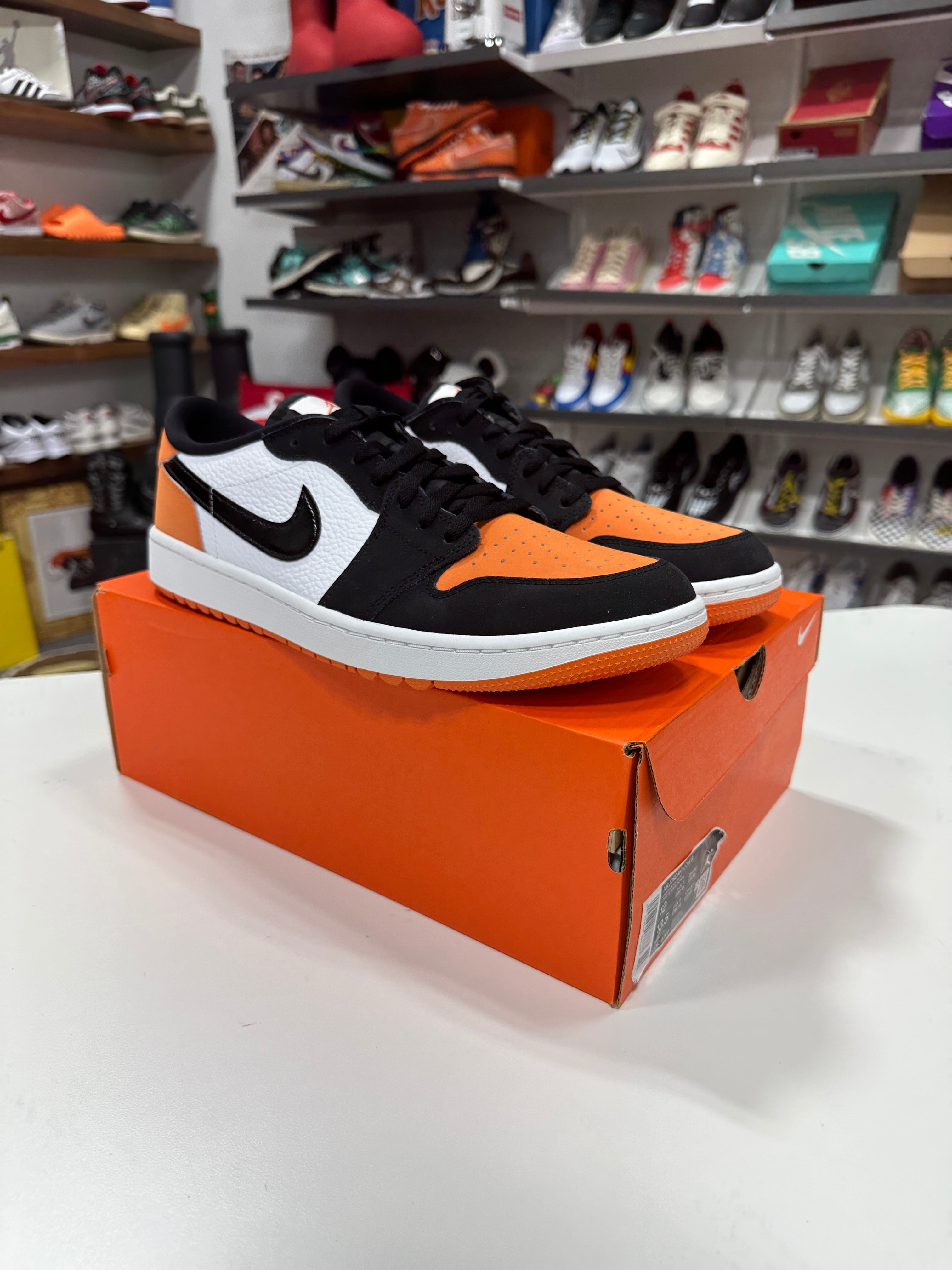 Jordan 1 Retro Low Golf Shattered Backboard Sz 12
