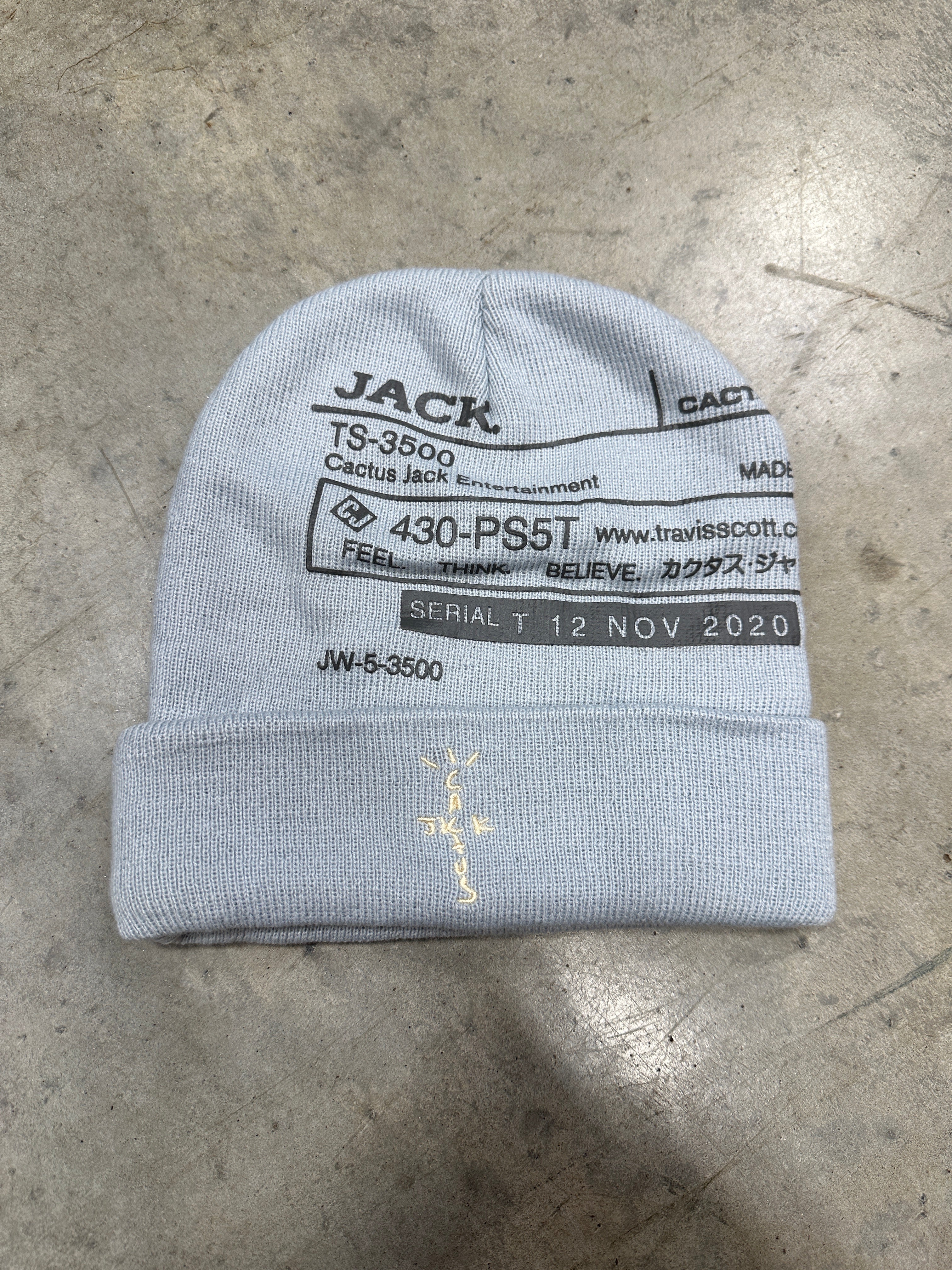 Travis Scott Beanie Lilac OS