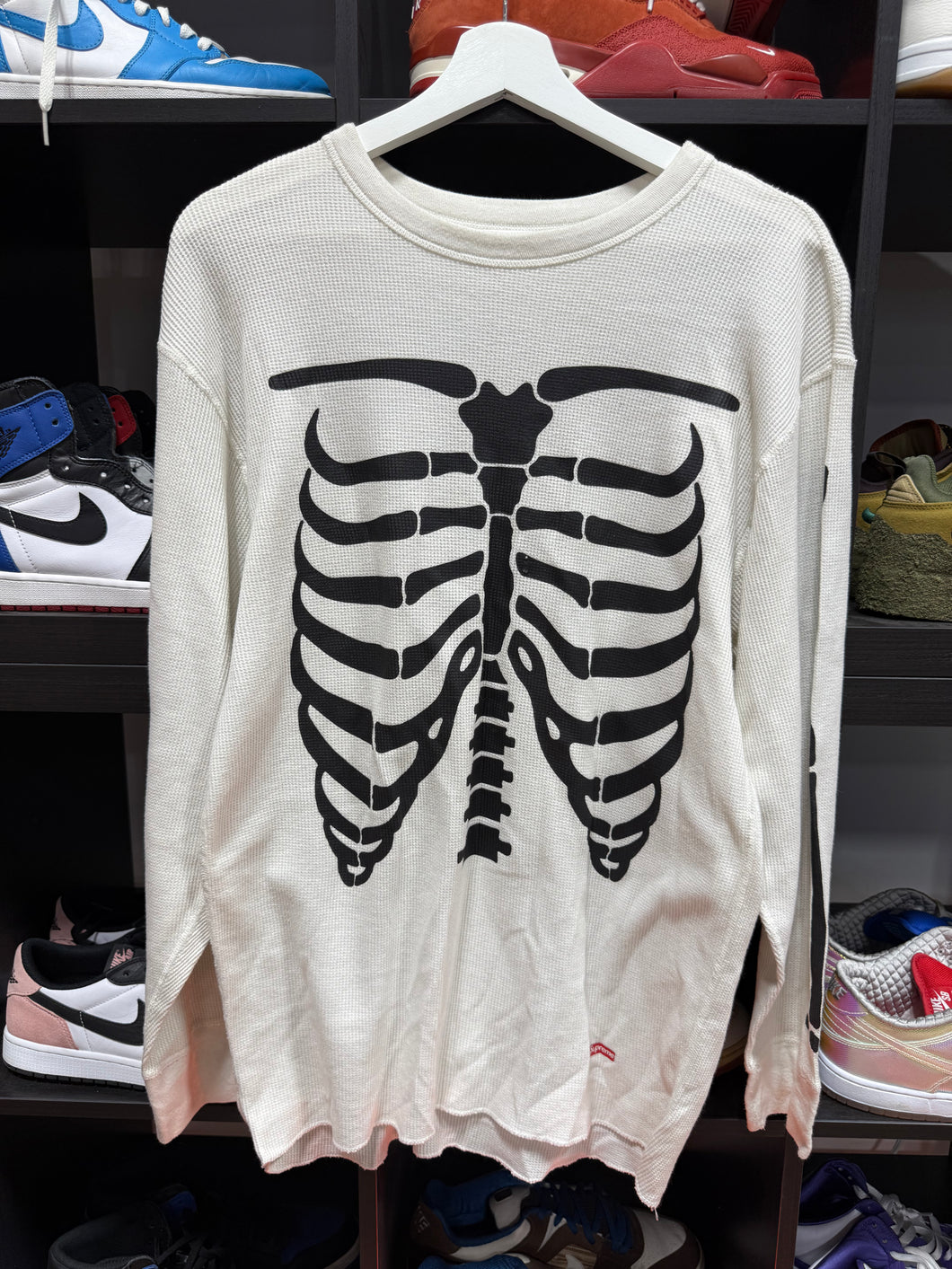Supreme Hanes Bones Thermal White Sz XL