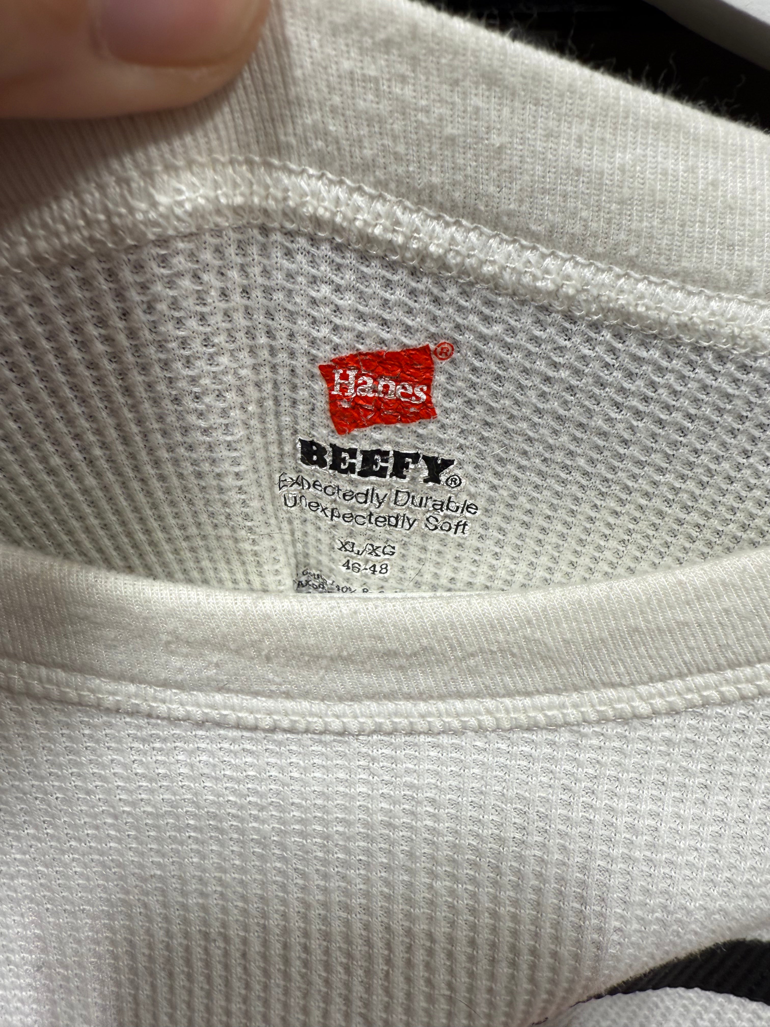 Supreme Hanes Bones Thermal White Sz XL