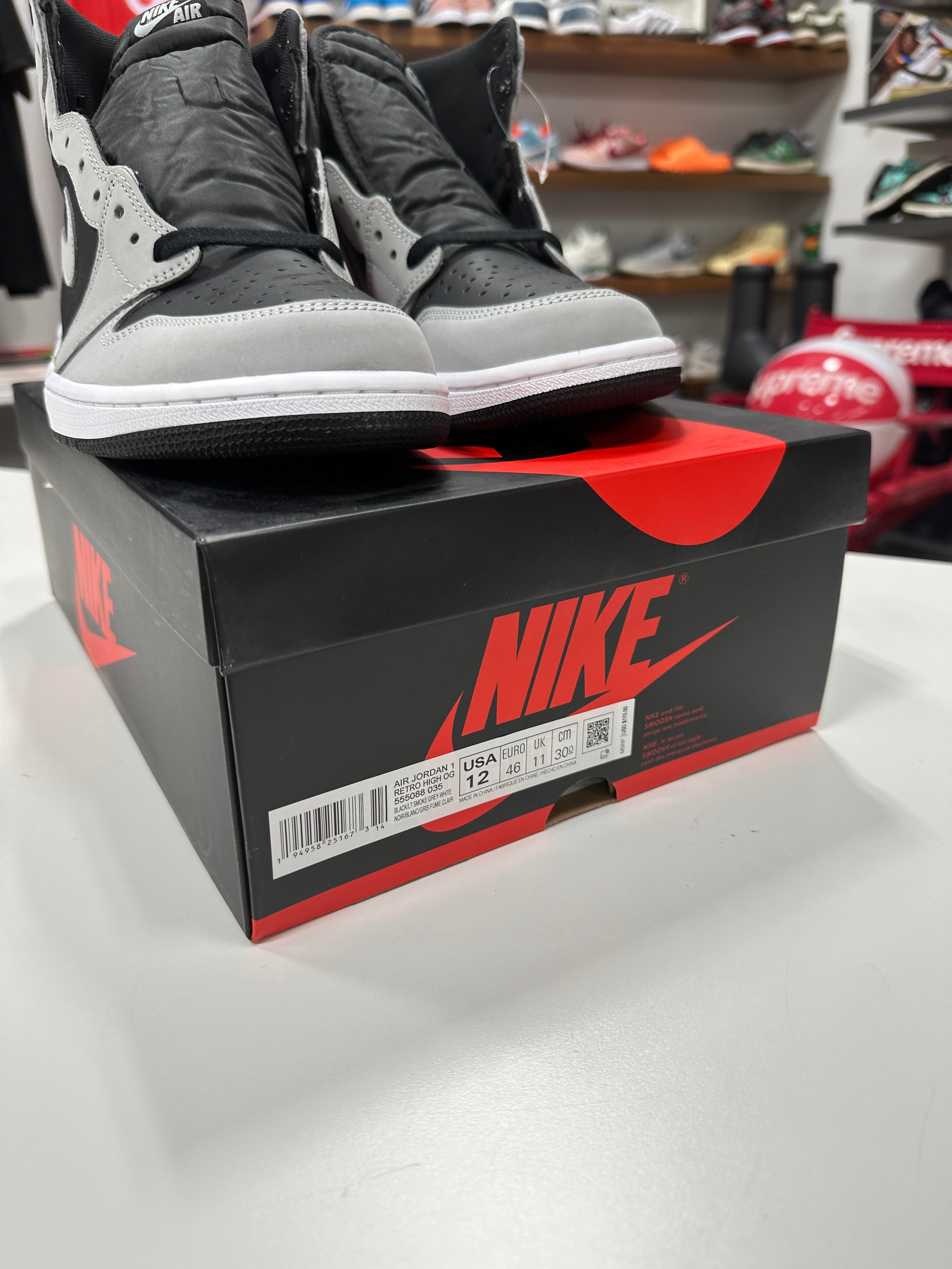 Jordan 1 Retro High Shadow 2.0 Sz 12