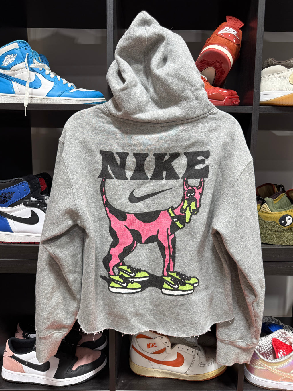 Nike SB Hoodie Dog Print Sz XS Read Description