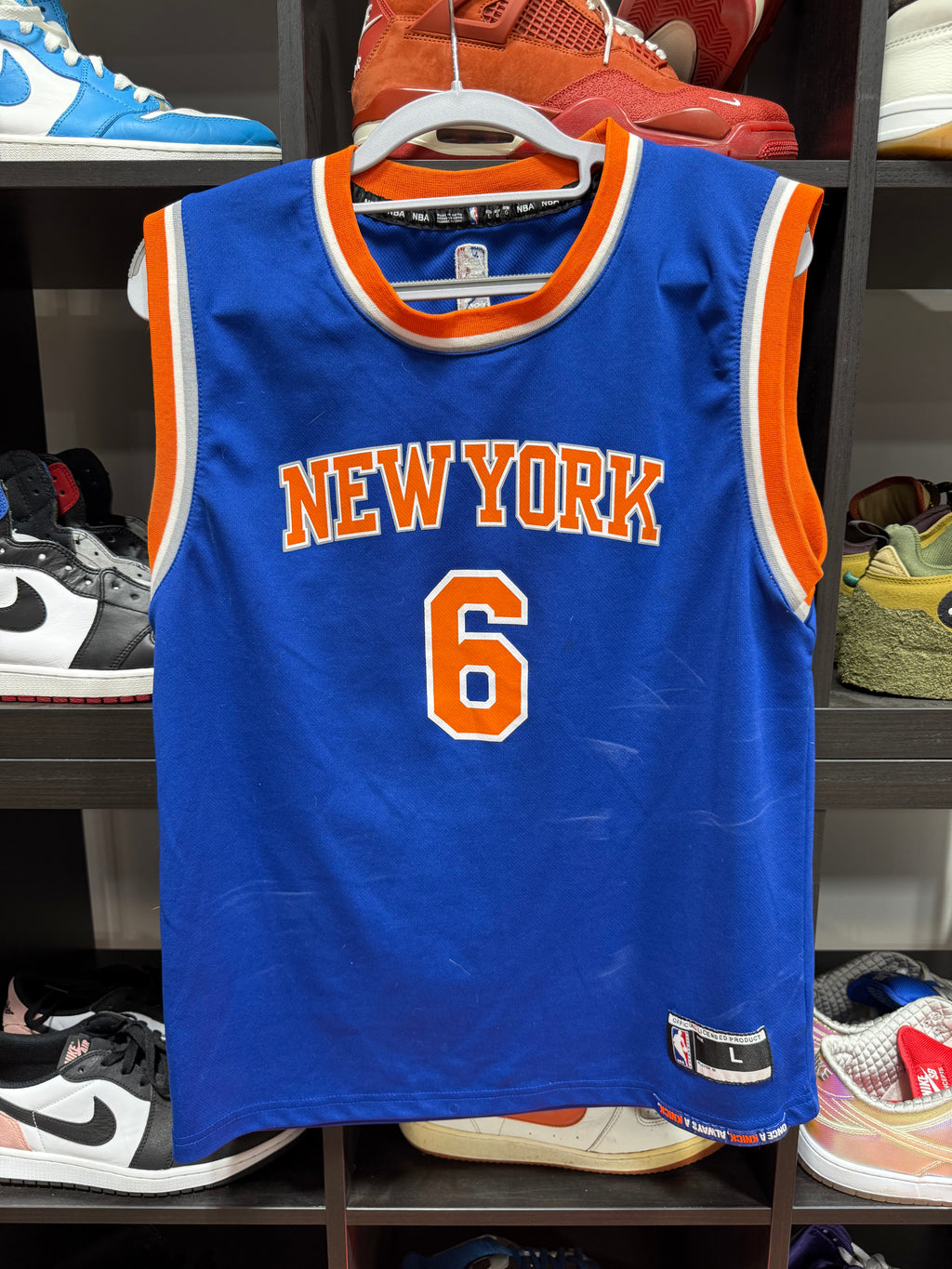 New York Knicks Porzingis Jersey Sz L