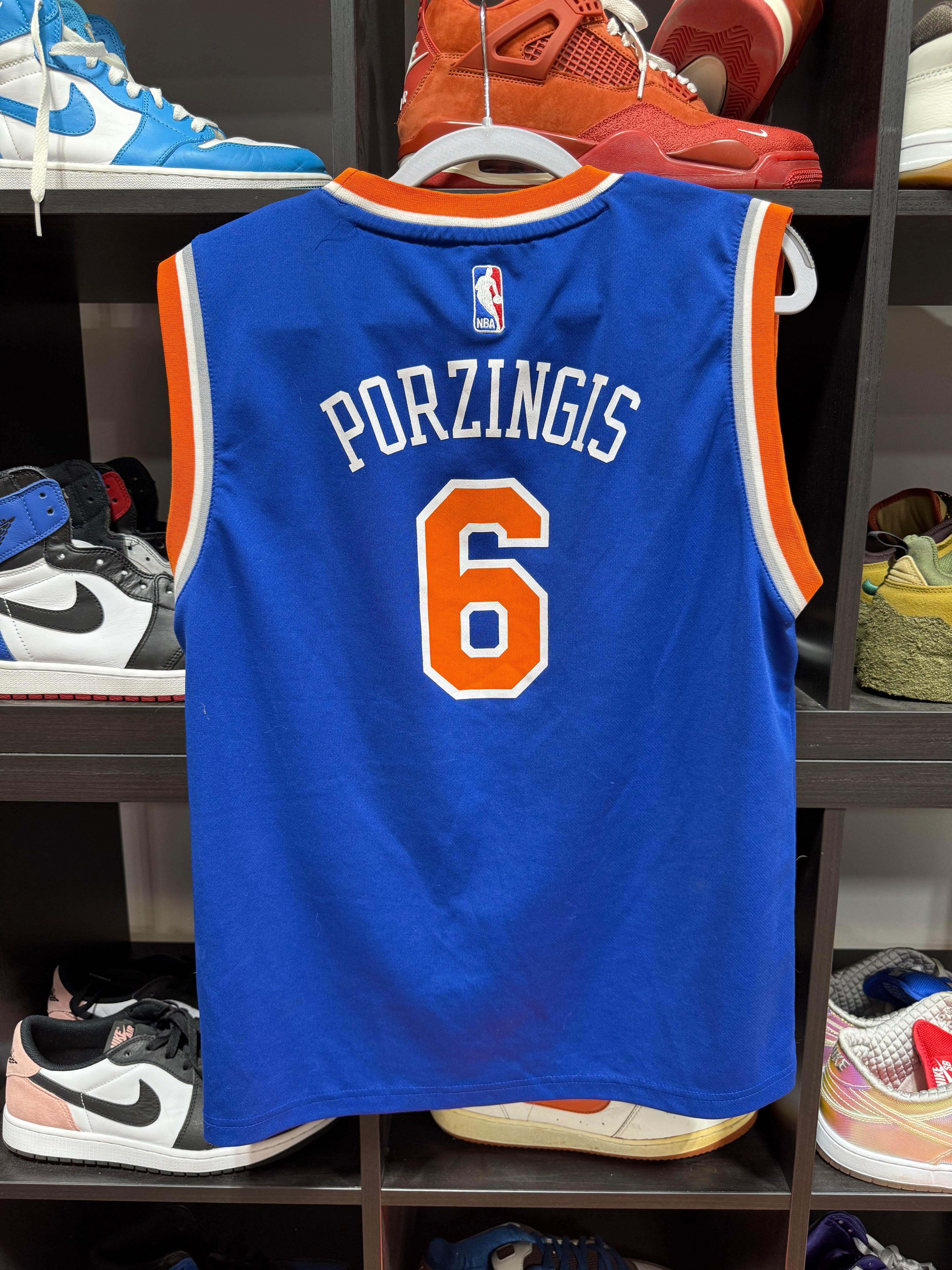 New York Knicks Porzingis Jersey Sz L