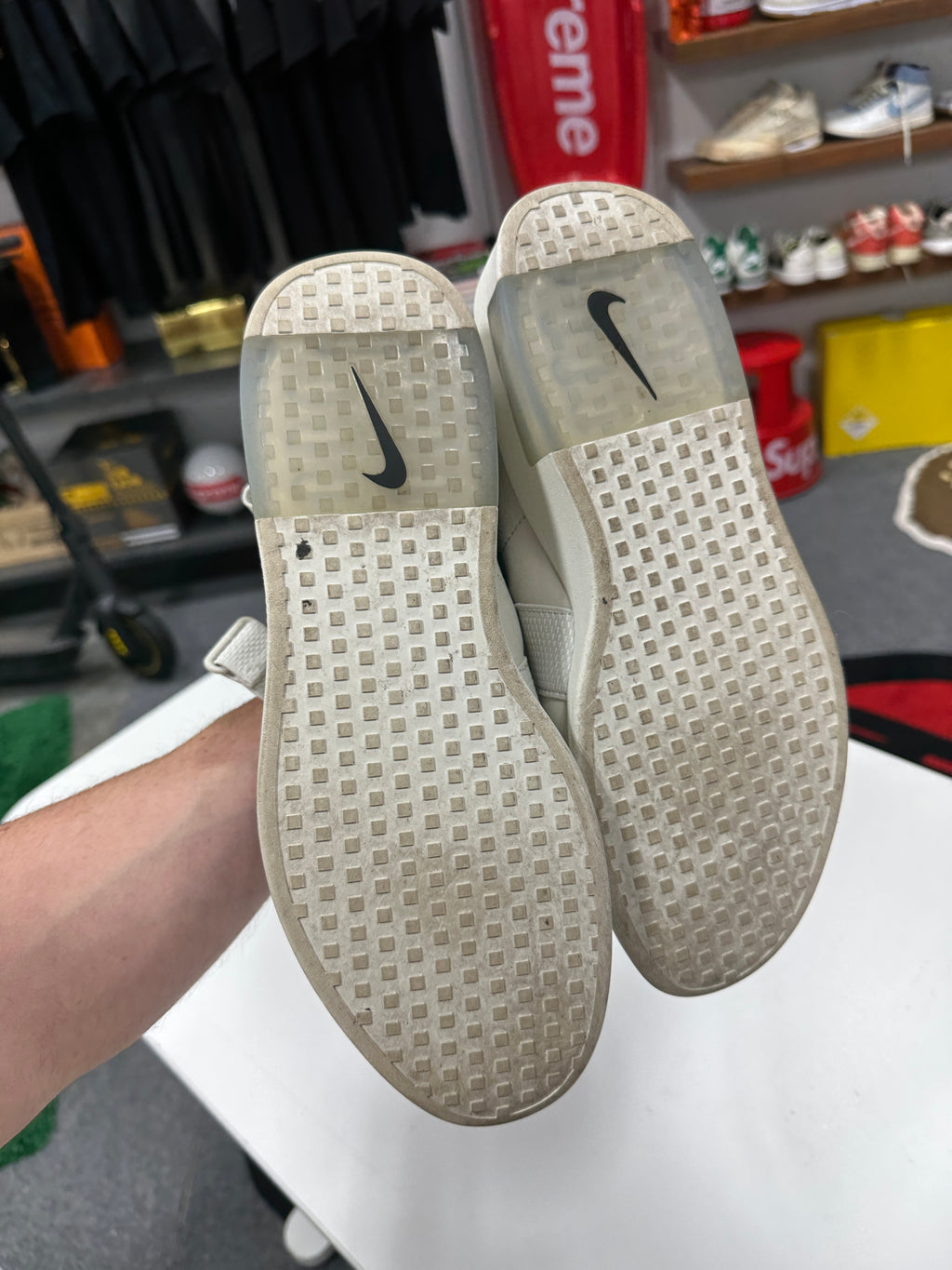 Air Fear Of God Raid 'Light Bone' Sz 12 NO BOX