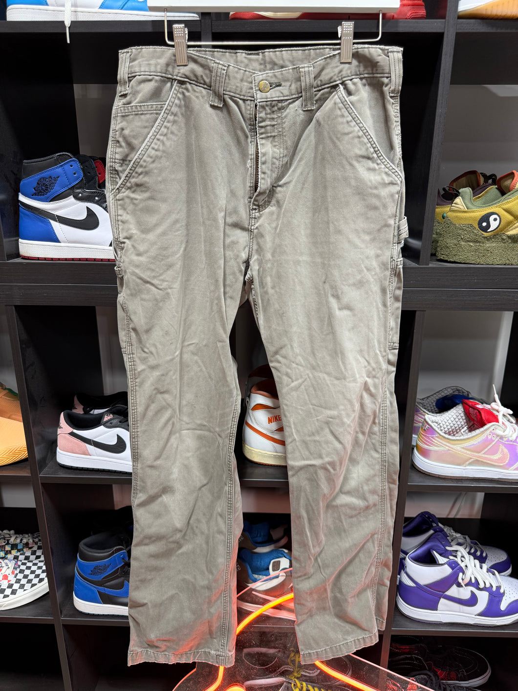 Vintage Carhartt Pants Grey Read Description