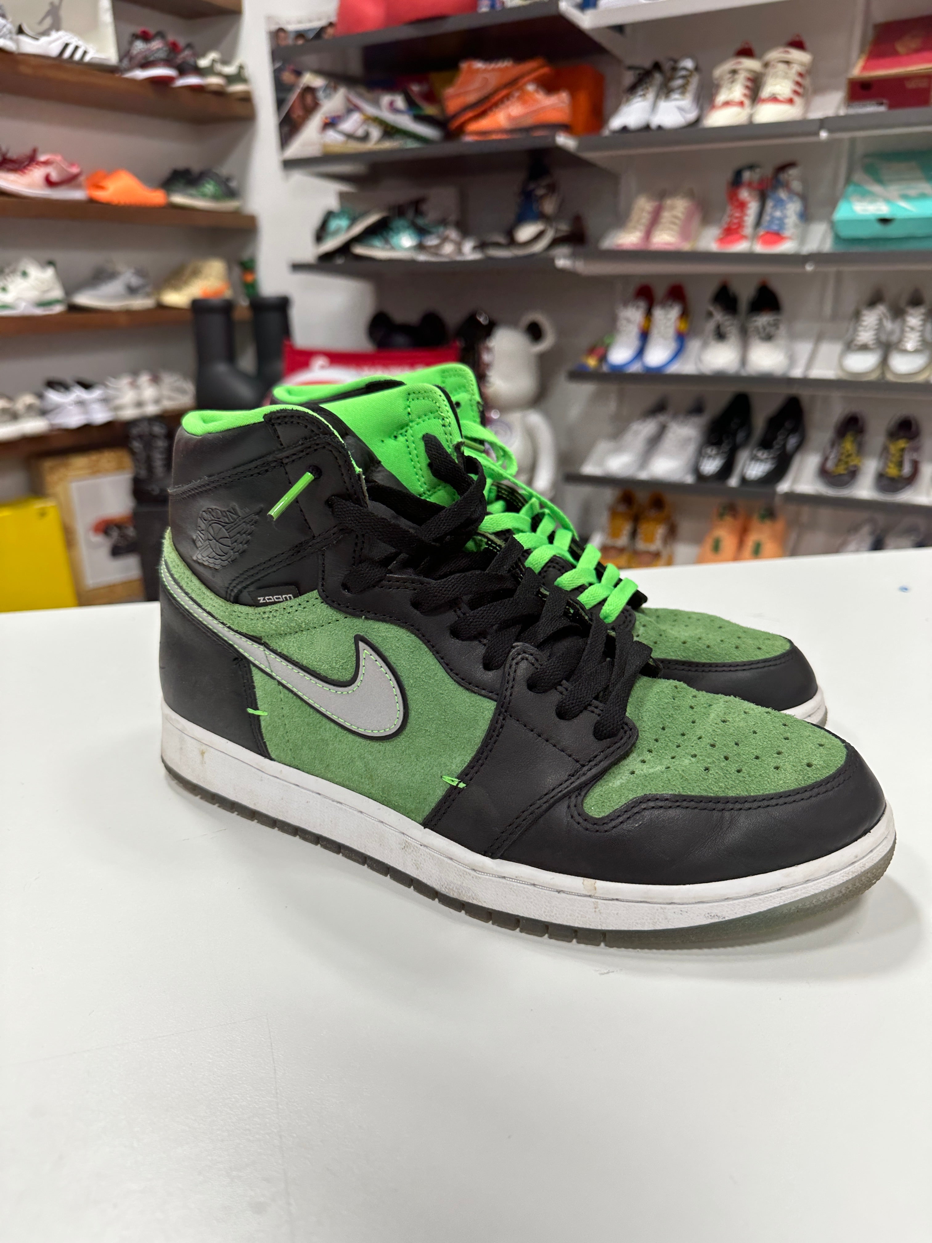 Air Jordan 1 High Zoom 'Zen Green' Sz 12 NO BOX