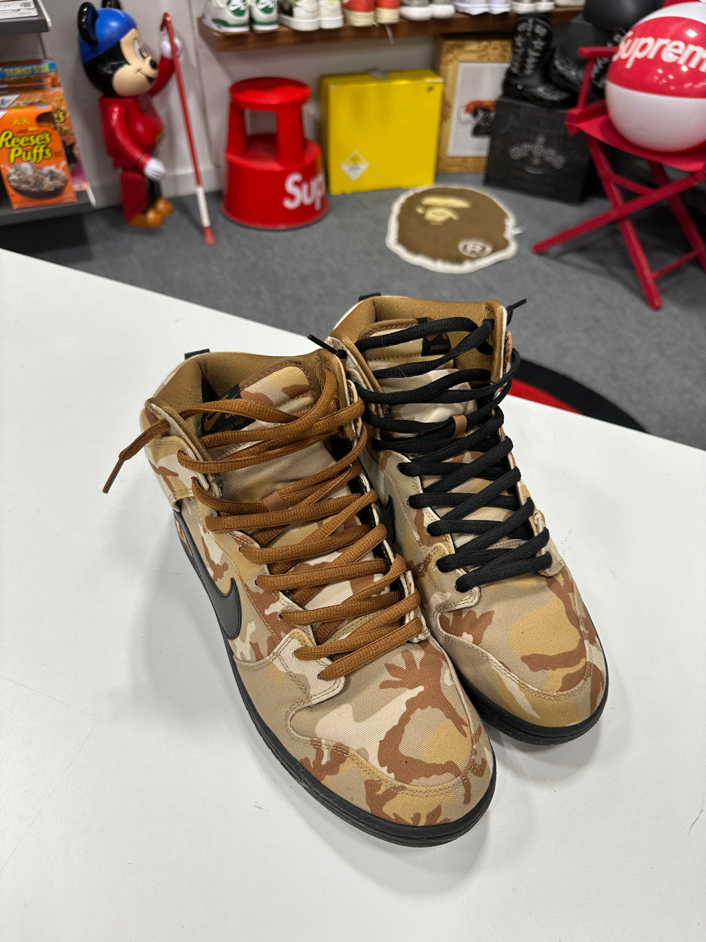 Nike SB Dunk High Pro Desert Camo Sz 12 NO BOX