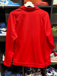 Nike Dri Fit Collard Half Zip Red Sz L