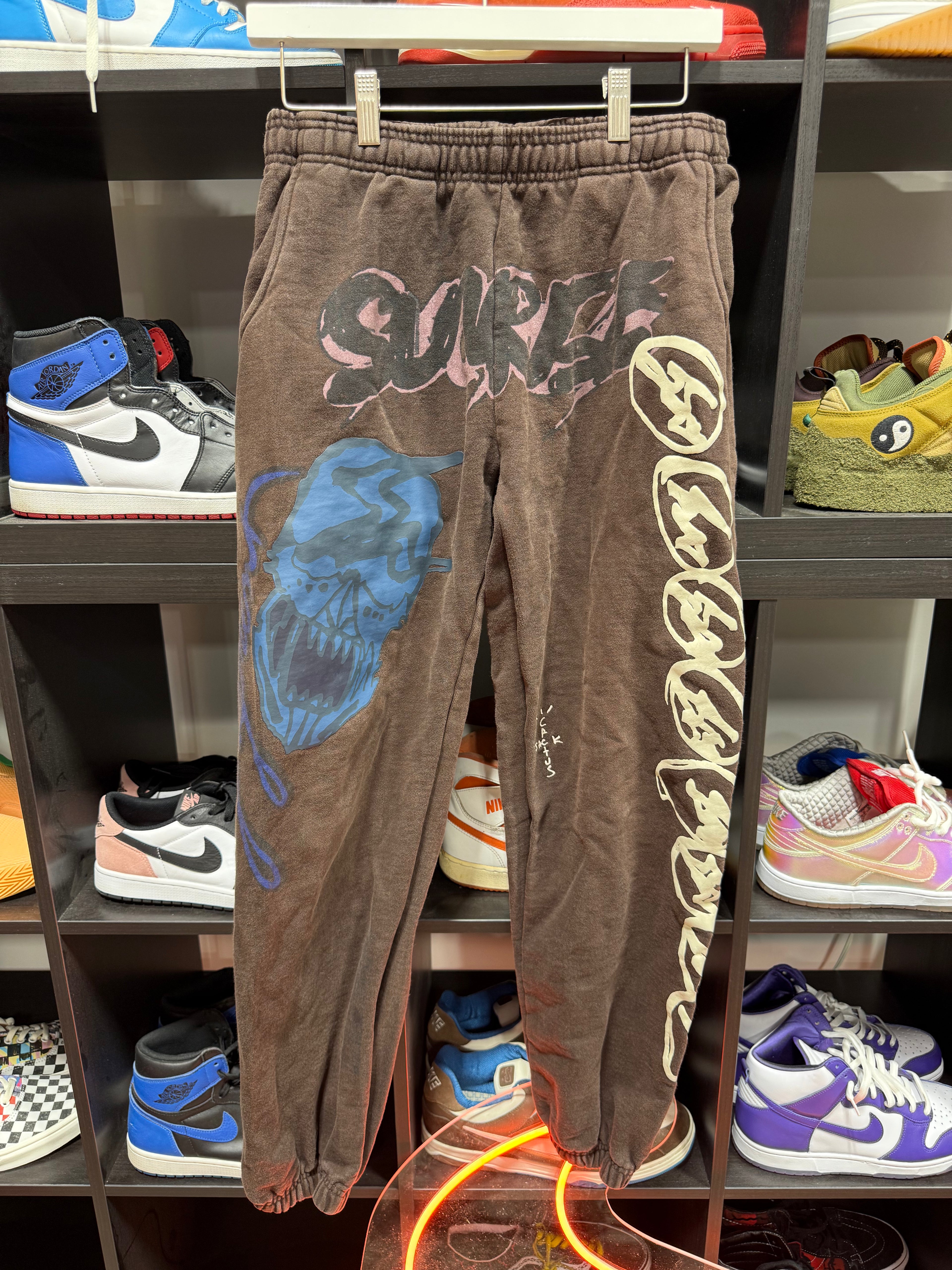 Cactus Jack x Fragment Sunrise Sweatpants Sz M