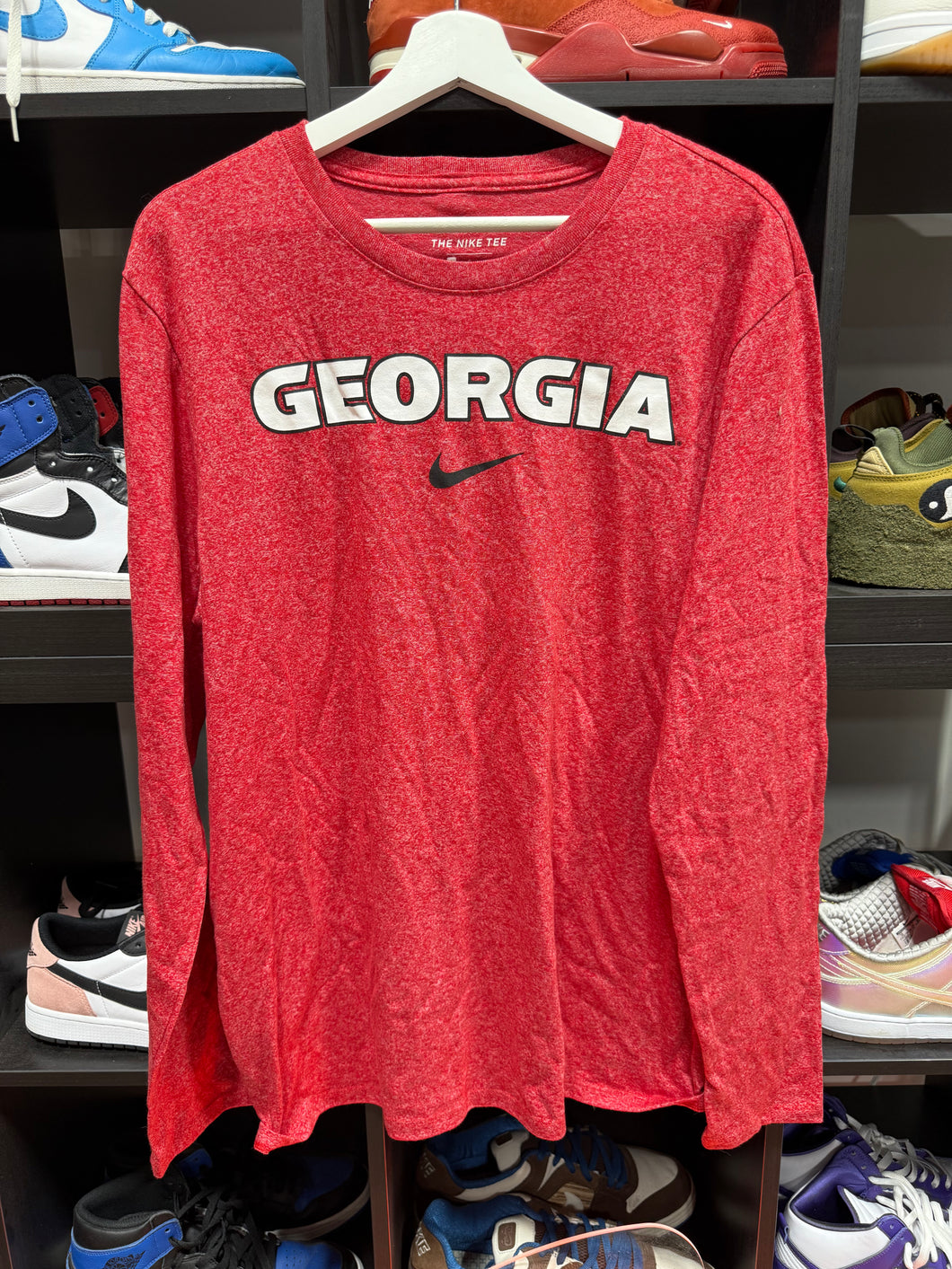 Nike x UGA Long Sleeve T-Shirt Red Sz L