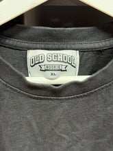 Load image into Gallery viewer, Old School Rookie Embroidered T-Shirt Goat Black Sz XL
