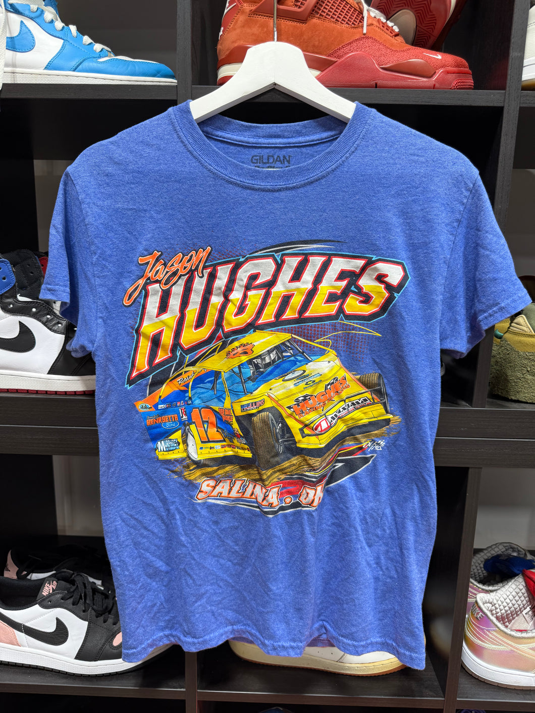 Jason Hughes Dirt Racing T-Shirt Sz S