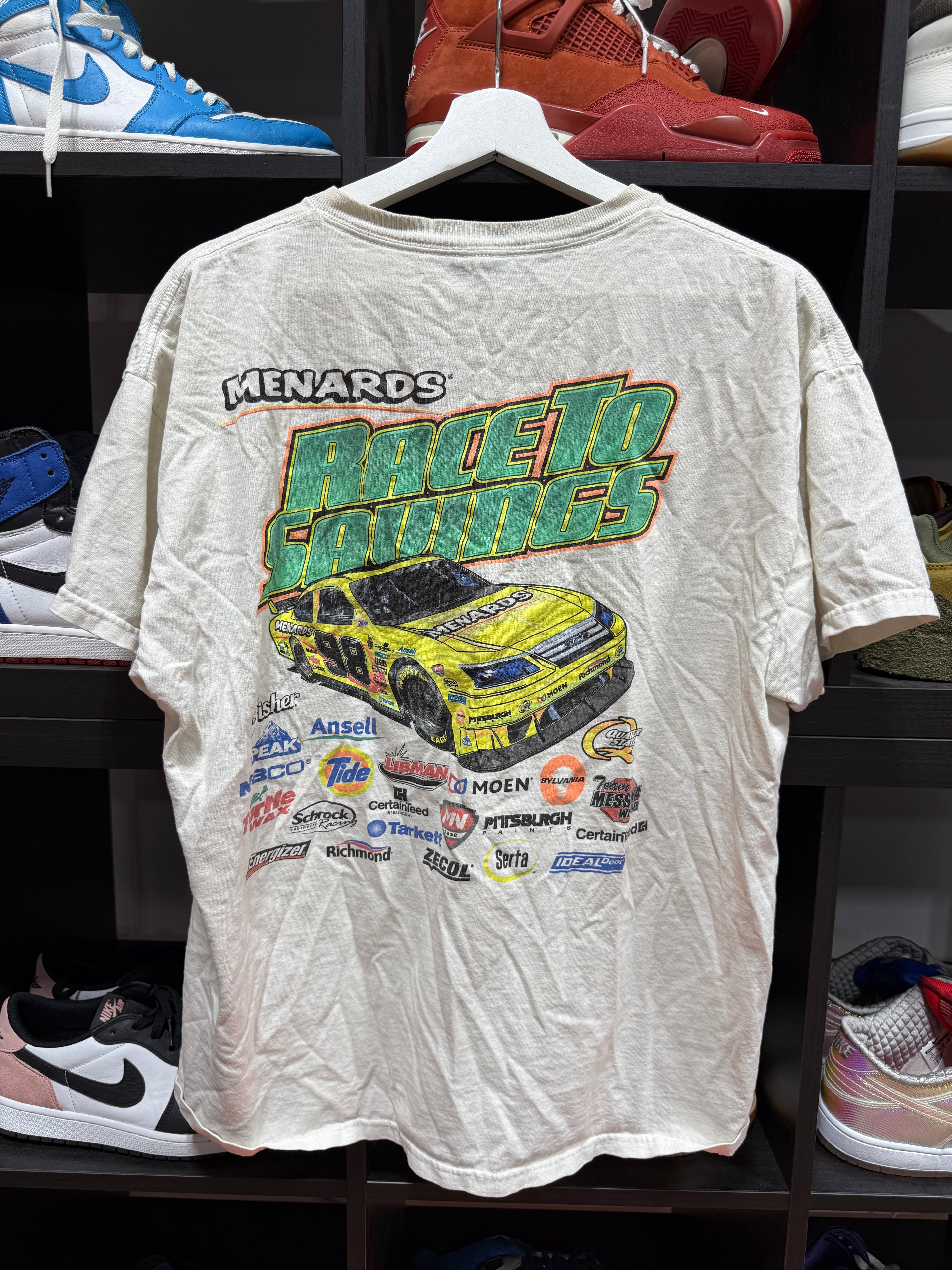 Vintage Paul Menard Nascar T-Shirt Sz L