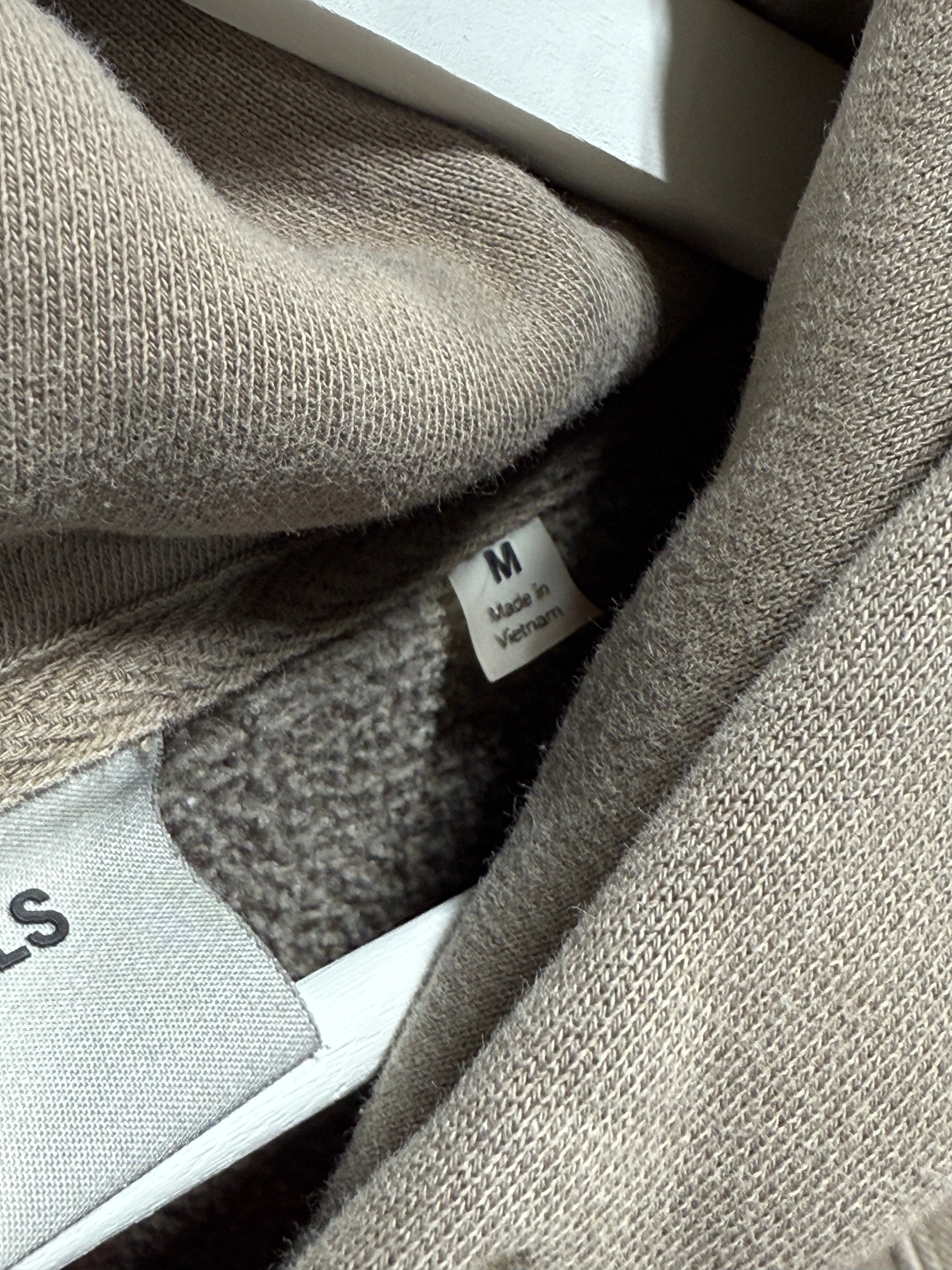 Essentials Hoodie Tan Sz M