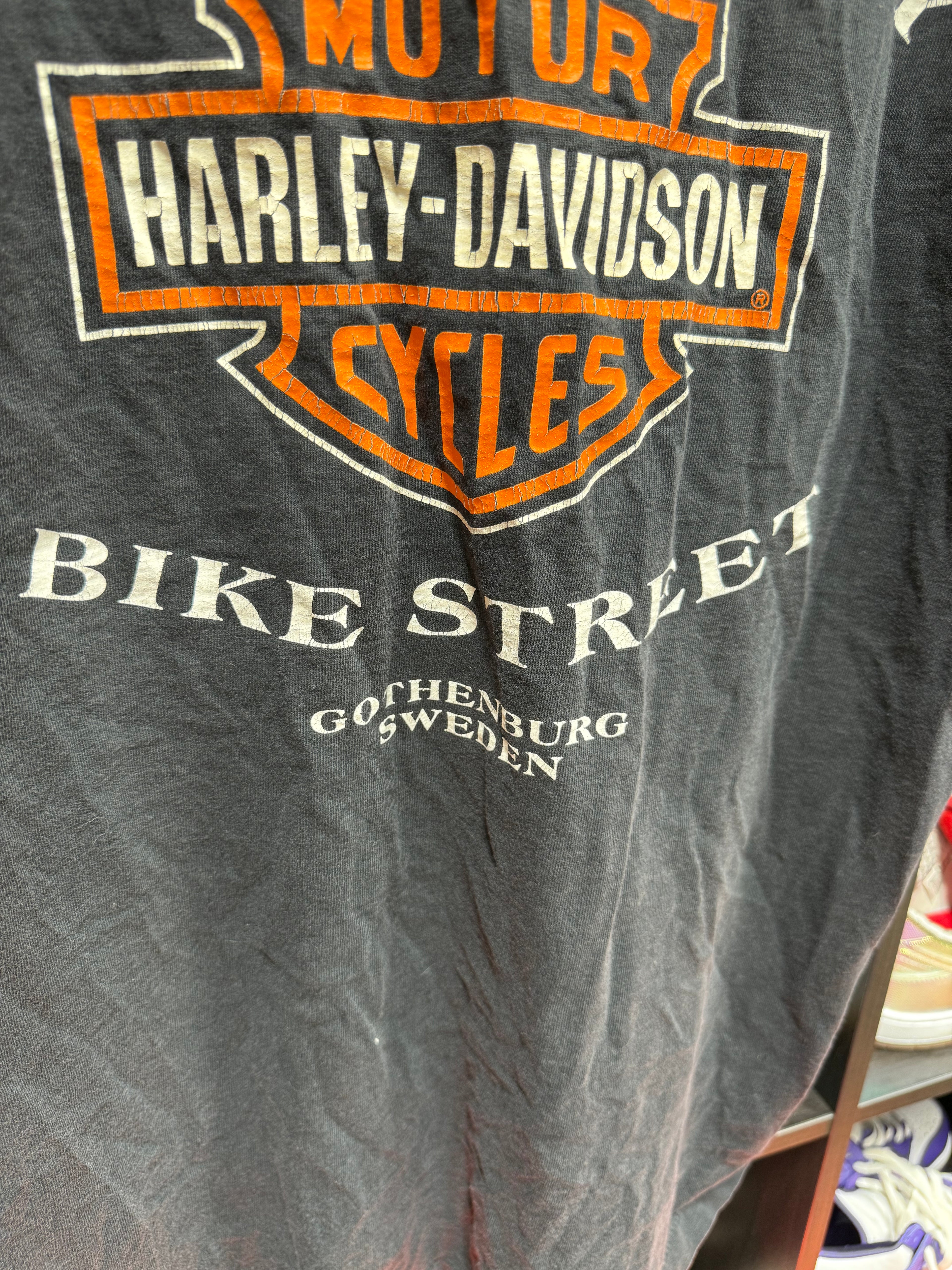 Vintage Harley Davidson T-Shirt Sweden Sz XL