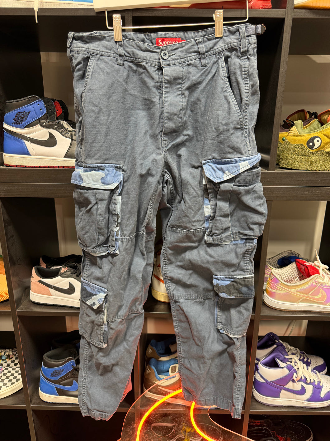 Supreme Cargo Pants Navy SS22 Sz 30