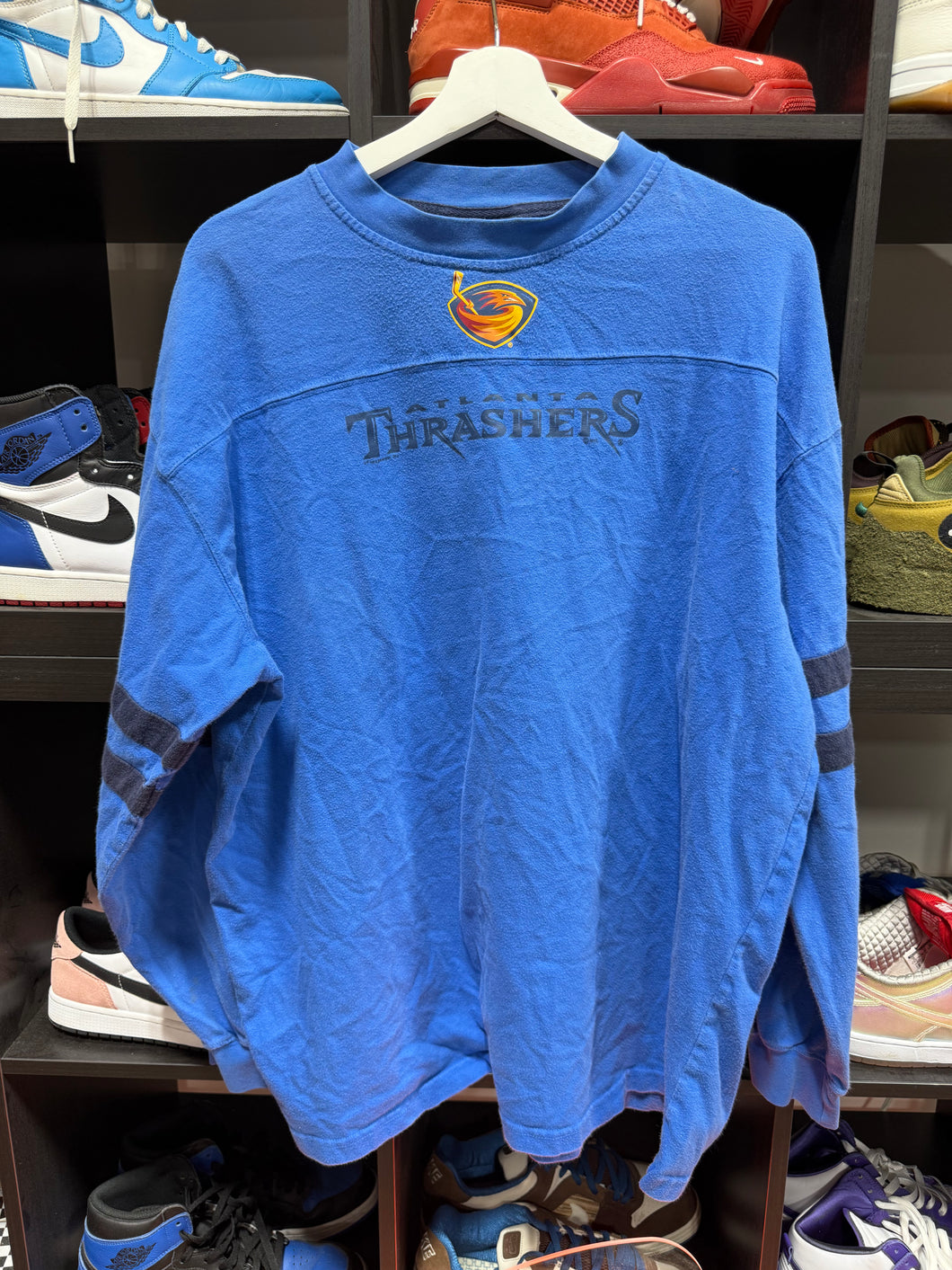 Vintage Atlanta Thrashers Long Sleeve T-Shirt Sz XL