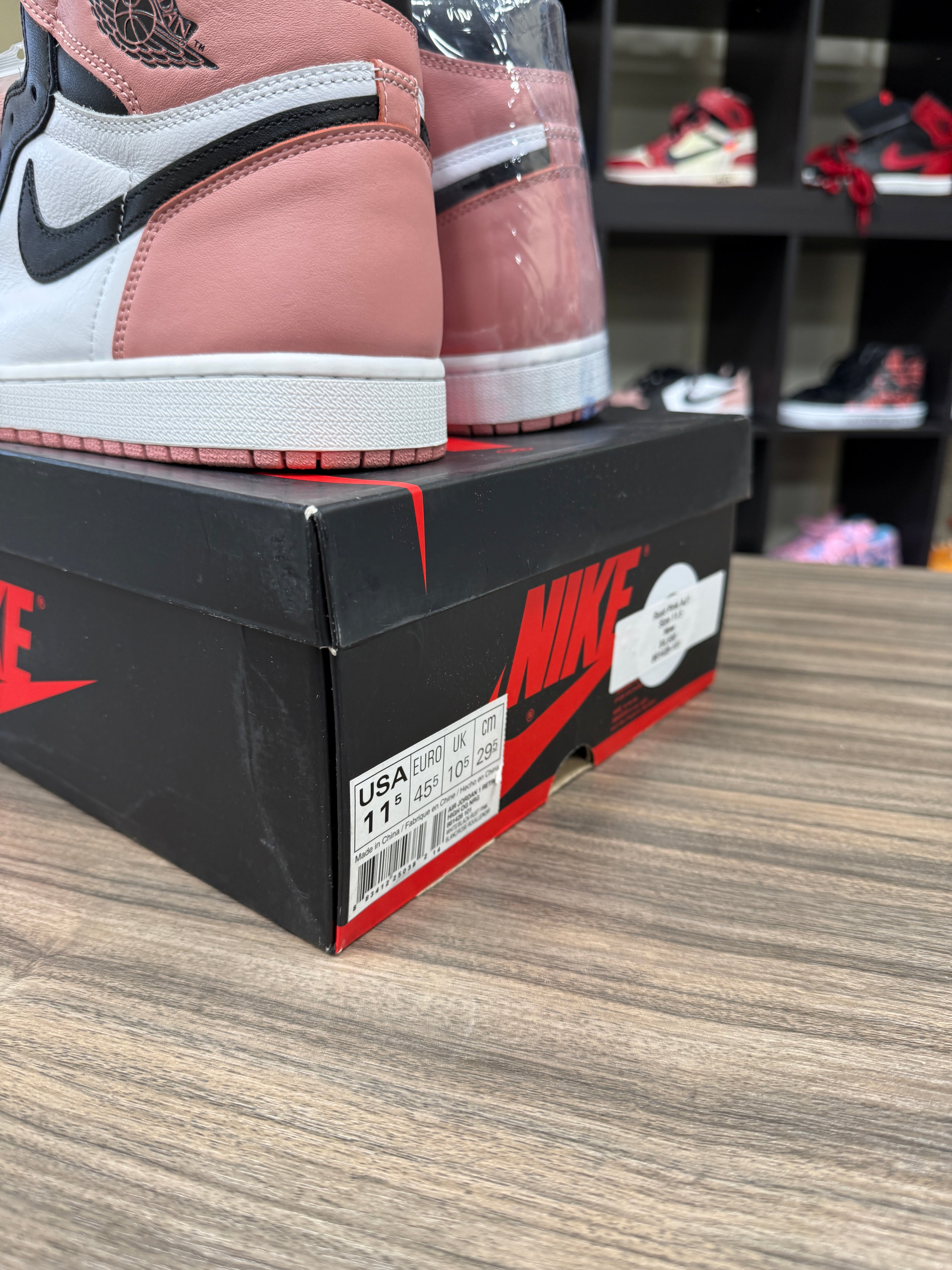 Jordan 1 Retro High Rust Pink Sz 11.5