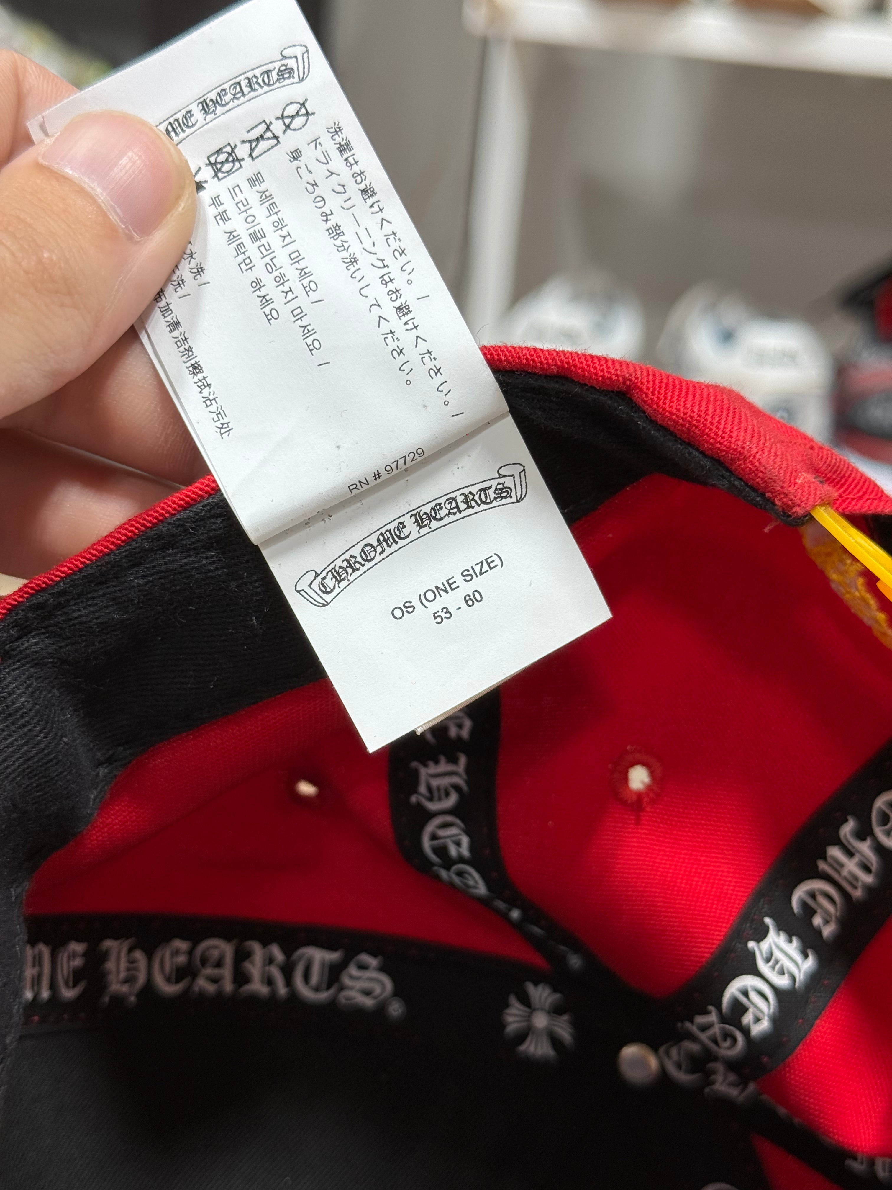 Chrome Hearts Trucker Hat Red