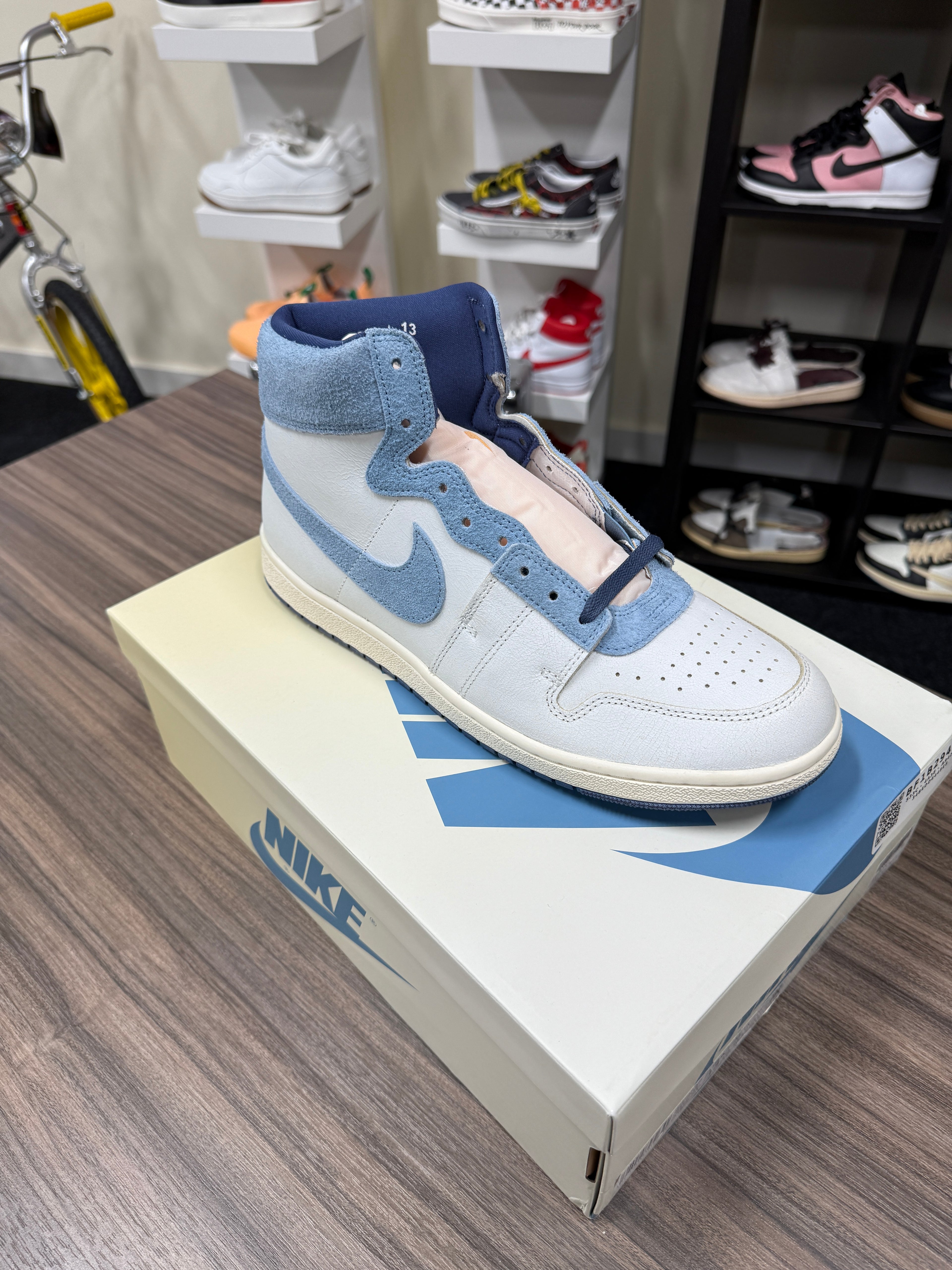 Nike Jordan Air Ship PE SP Every Game Diffused Blue Sz 13