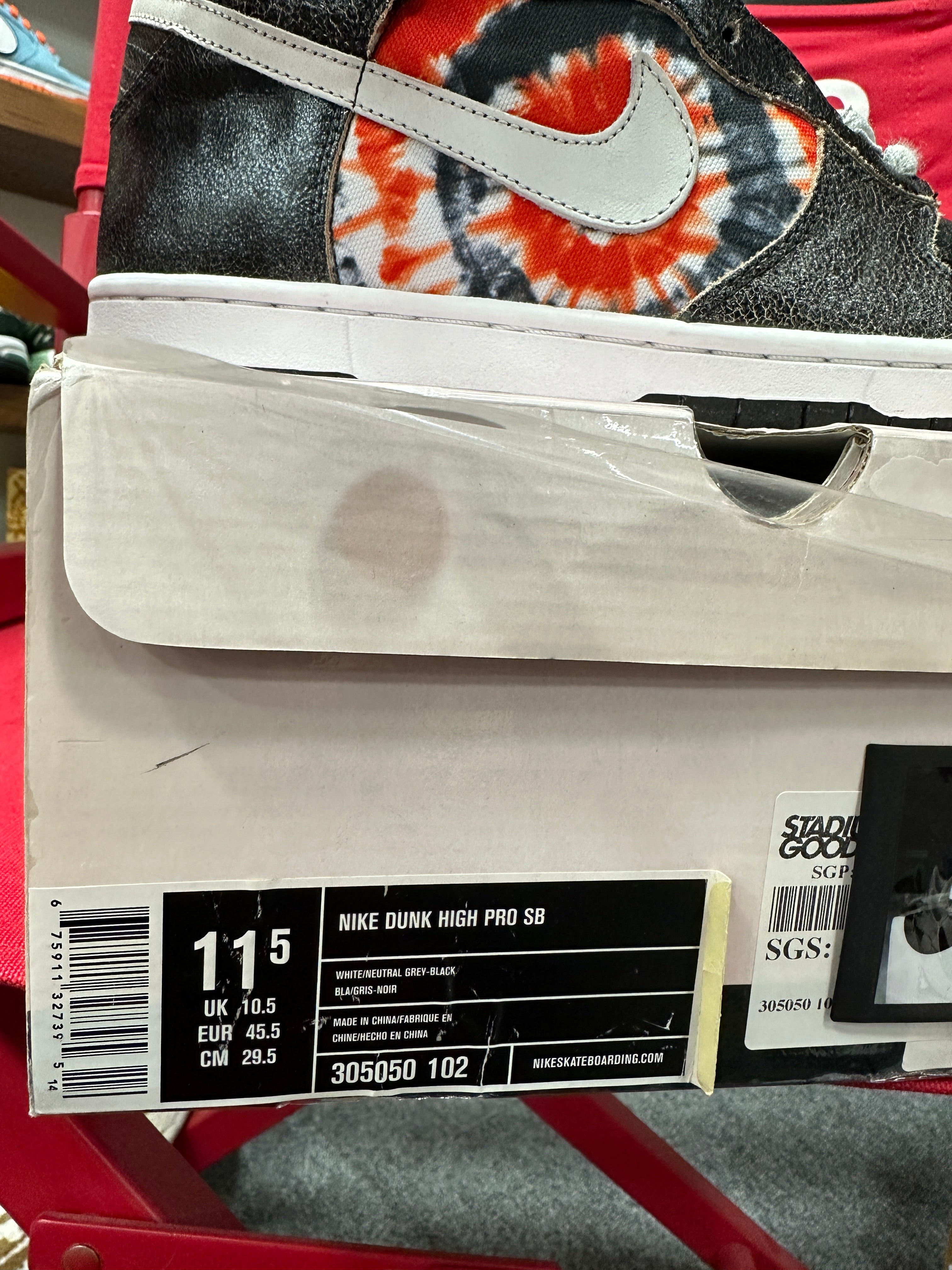 Nike SB Dunk High HUF Sz 11.5