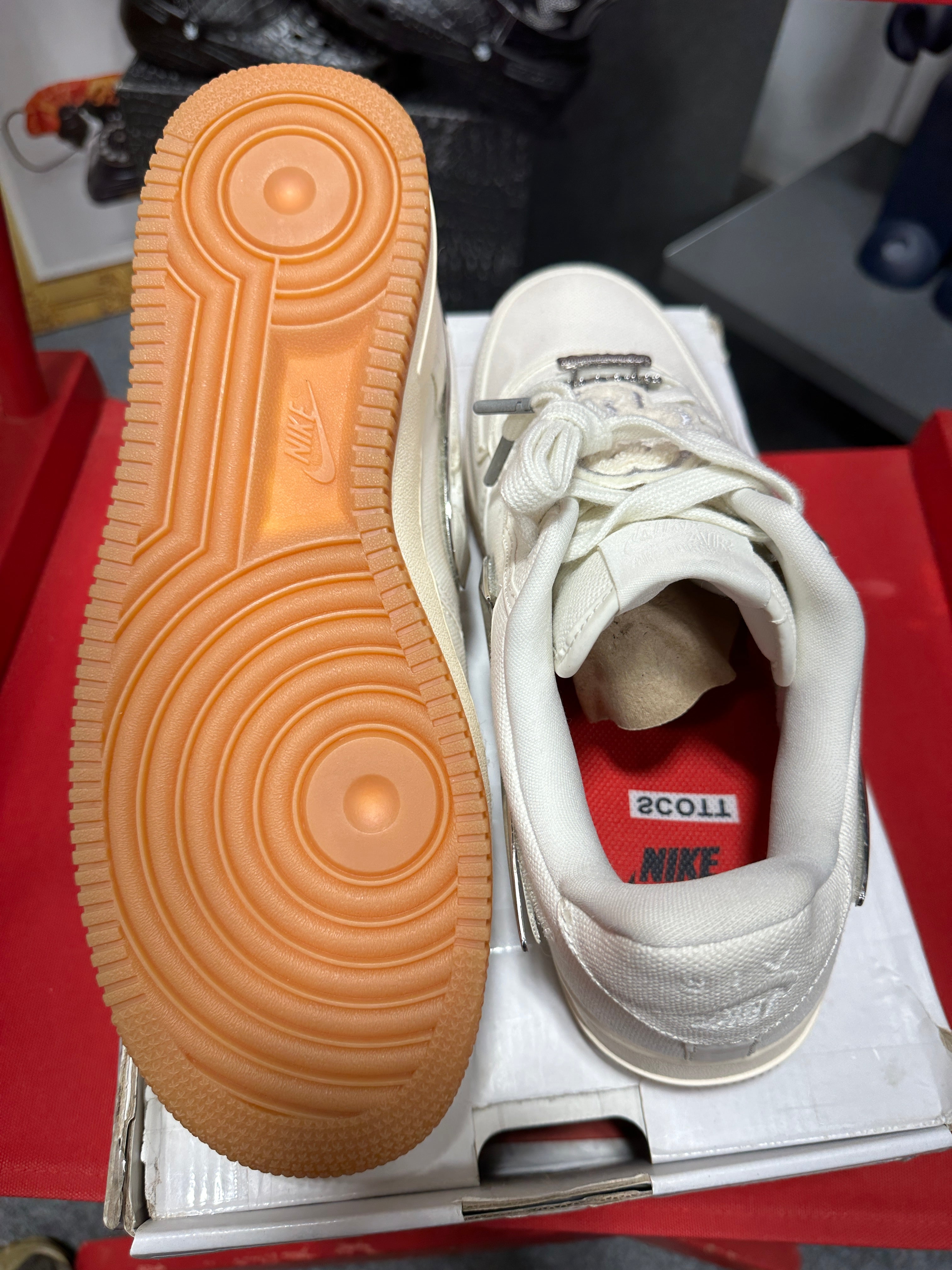 Nike Air Force 1 Low Travis Scott Sail Sz 10.5