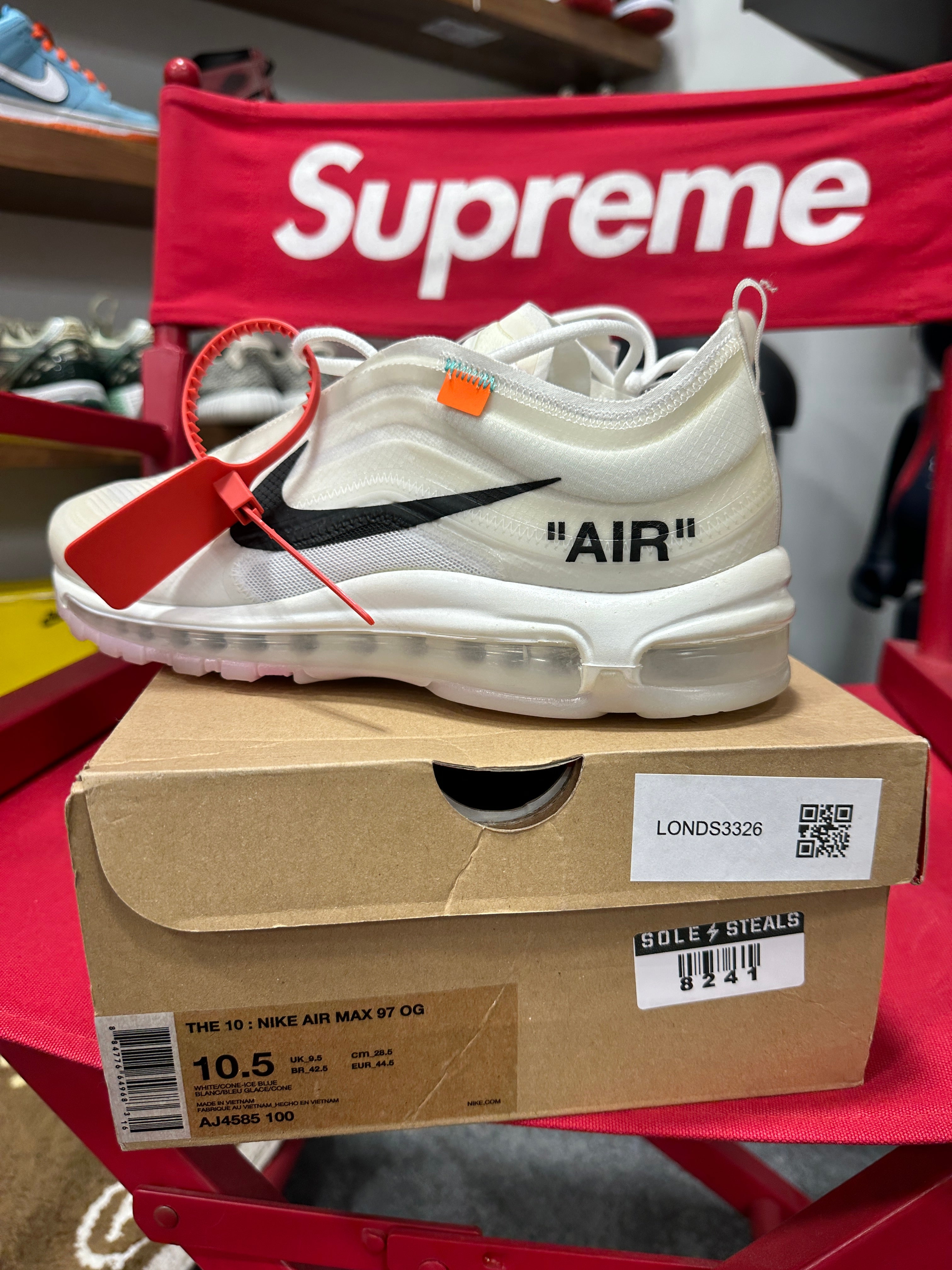 Nike Air Max 97 Off-White Sz 10.5
