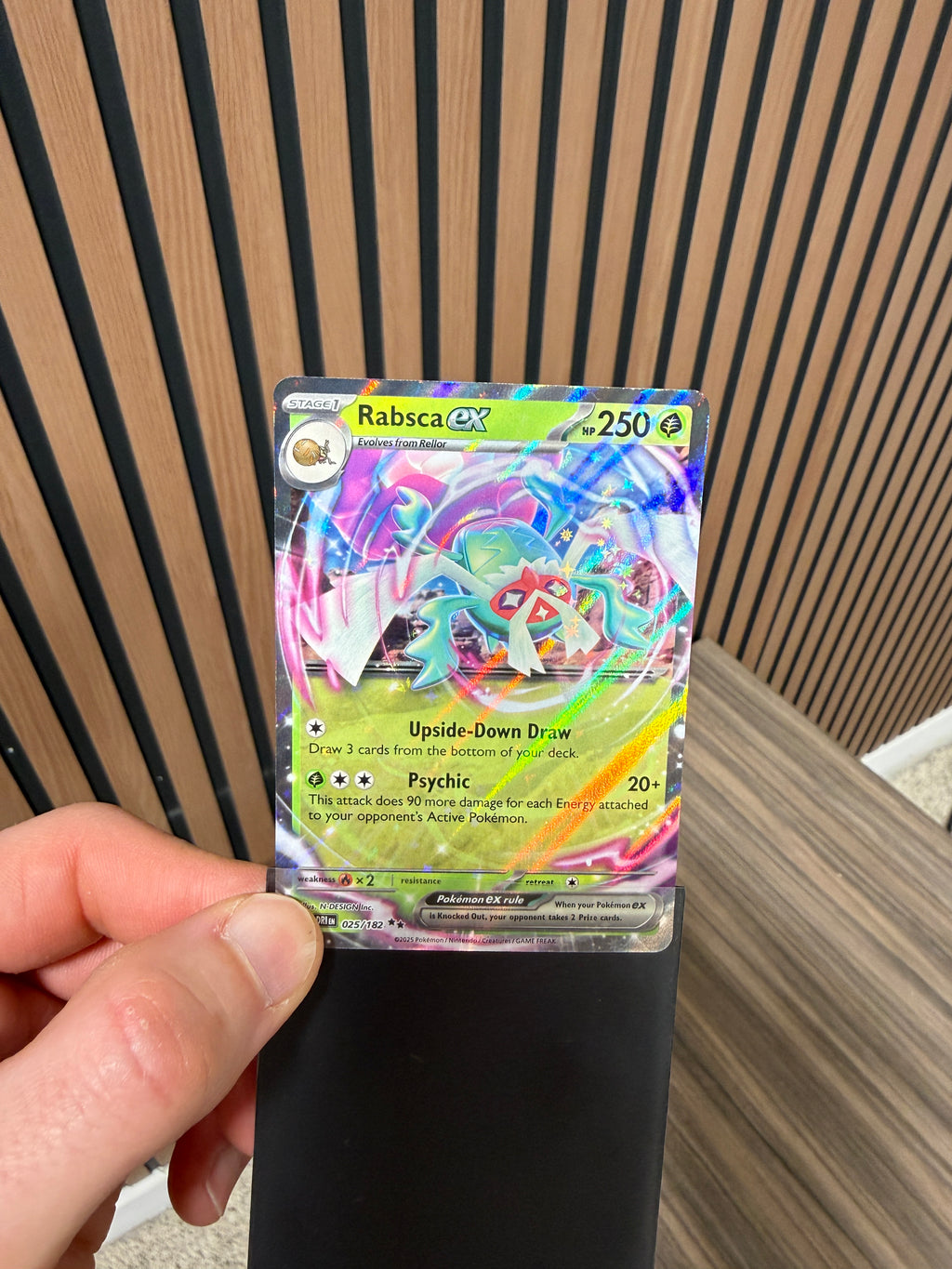 Rabsca ex 025/182 Sv10: Destined Rivals Holo Double Rare NM