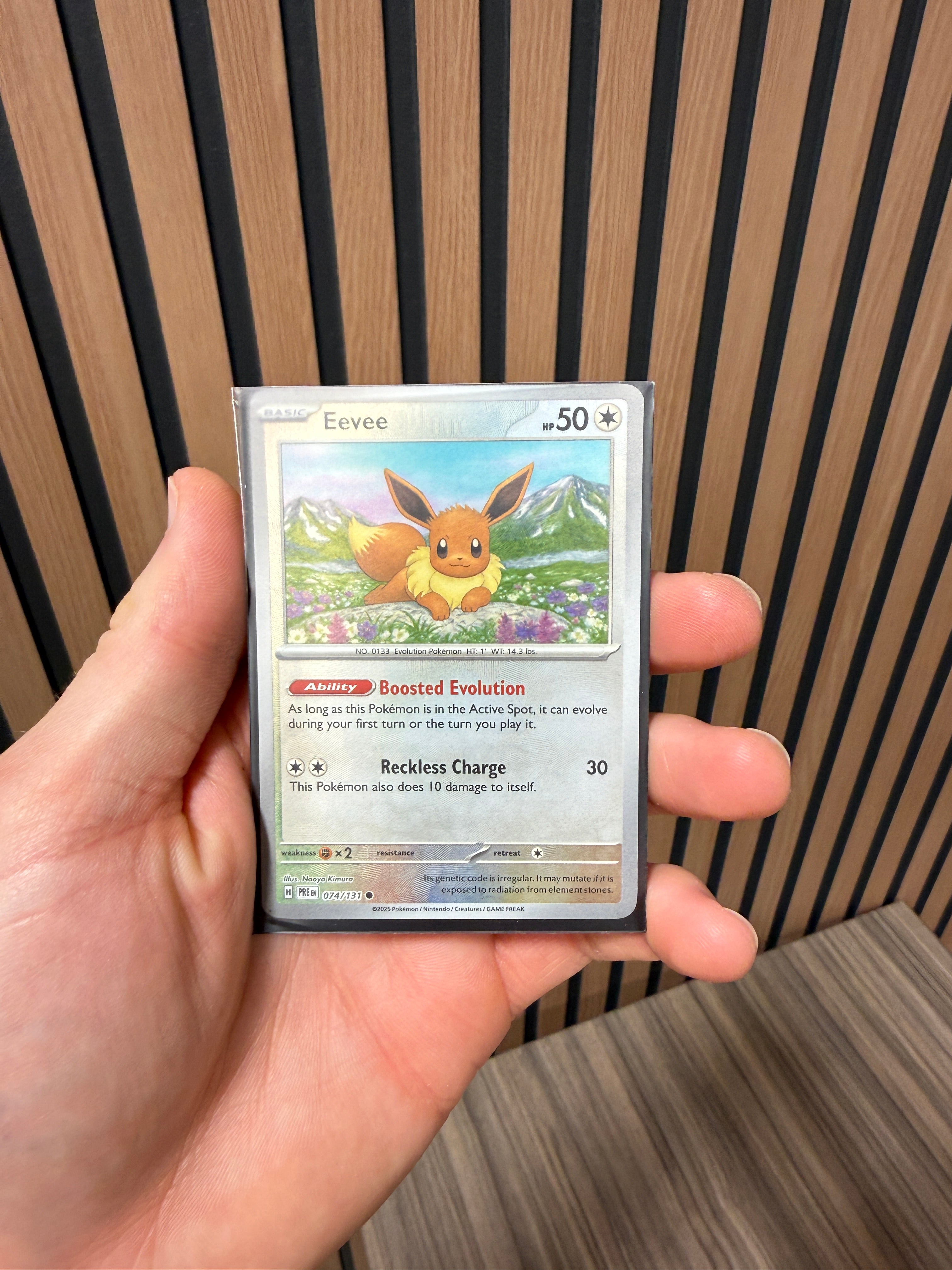 Eevee 074/131 Sv: Prismatic Evolutions Reverse Holo