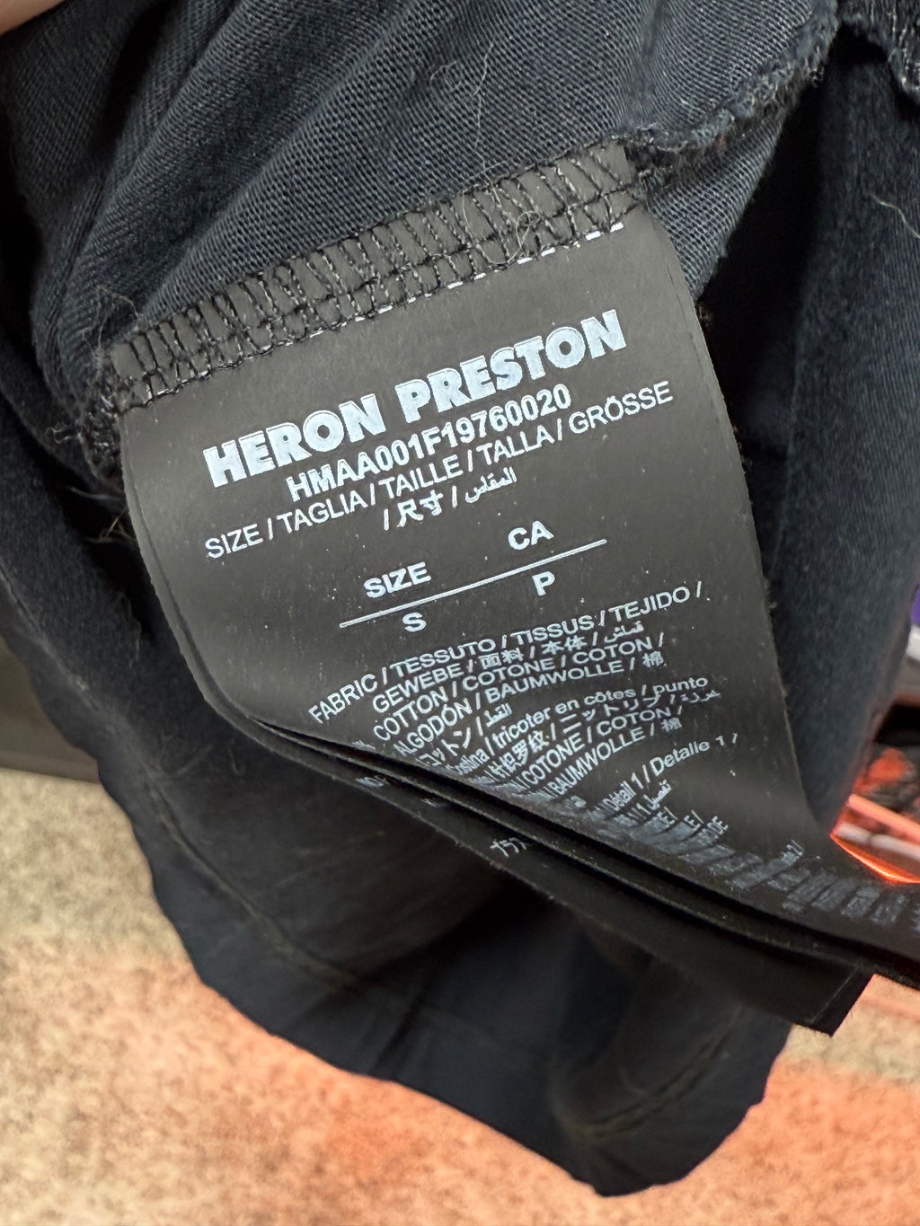 Heron Preston Nasa T-Shirt Sz S