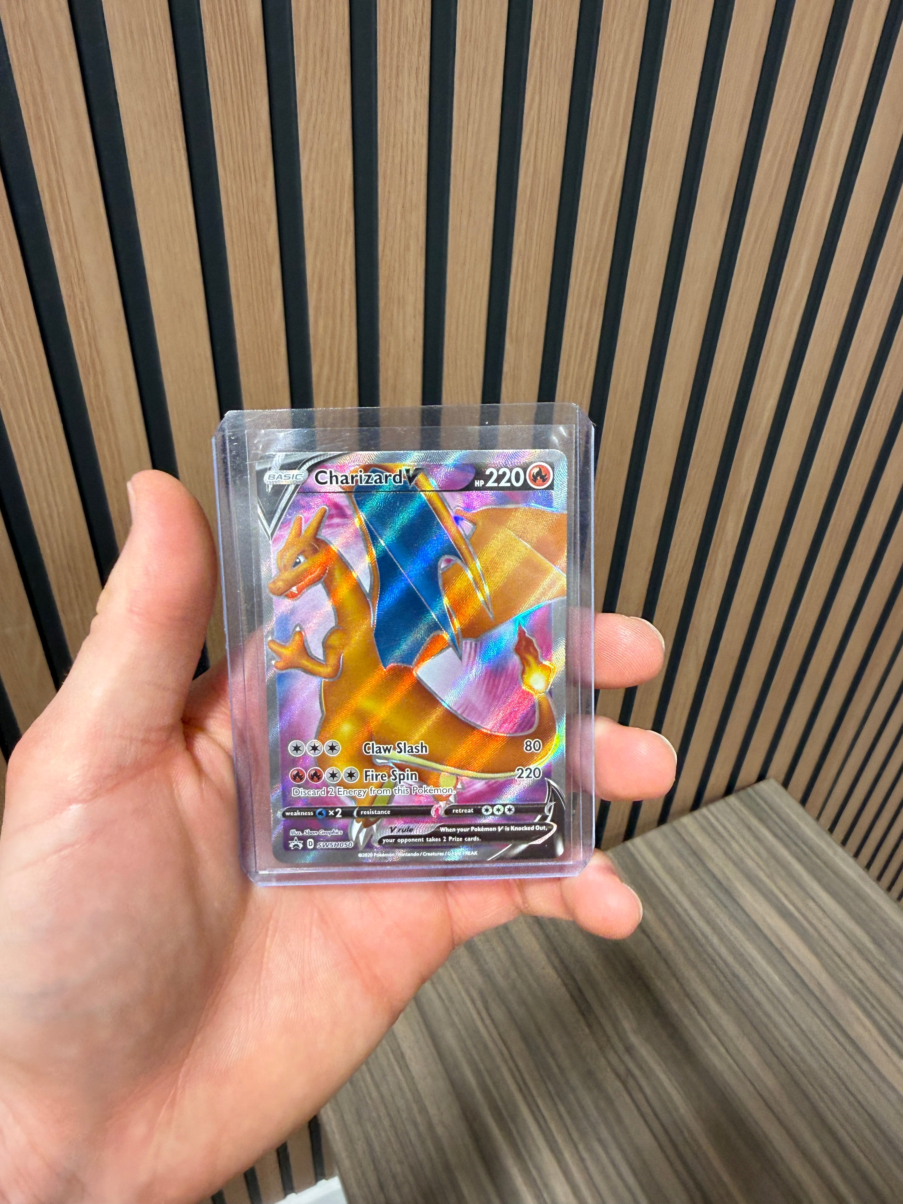 Pokemon Champions Path Charizard V SWSH050 Promo Full Art
