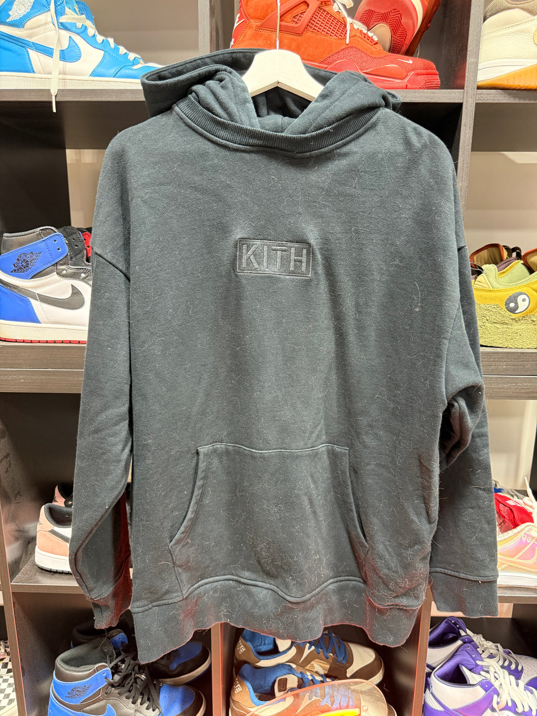 Kith Hoodie Black Sz L