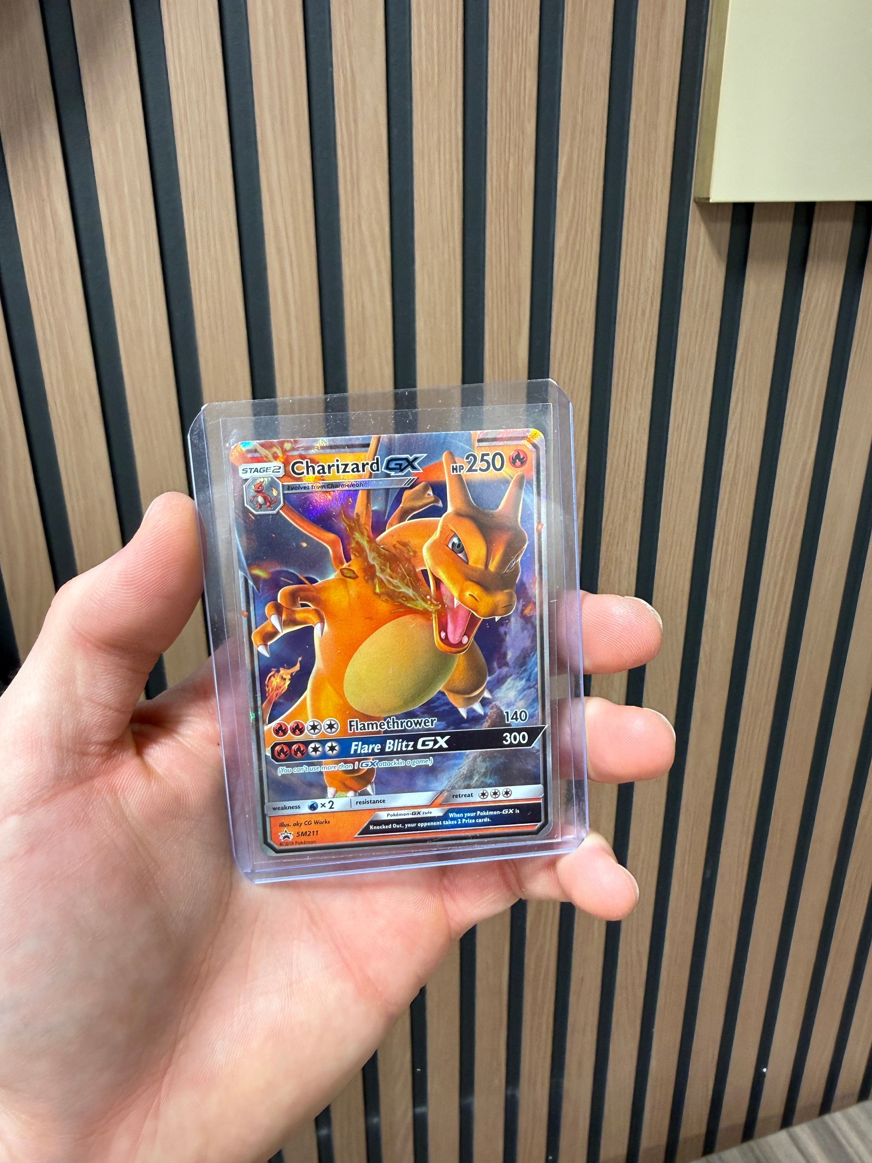 Pokémon TCG Charizard GX SM211 Black Star Promo Holo  thickemart