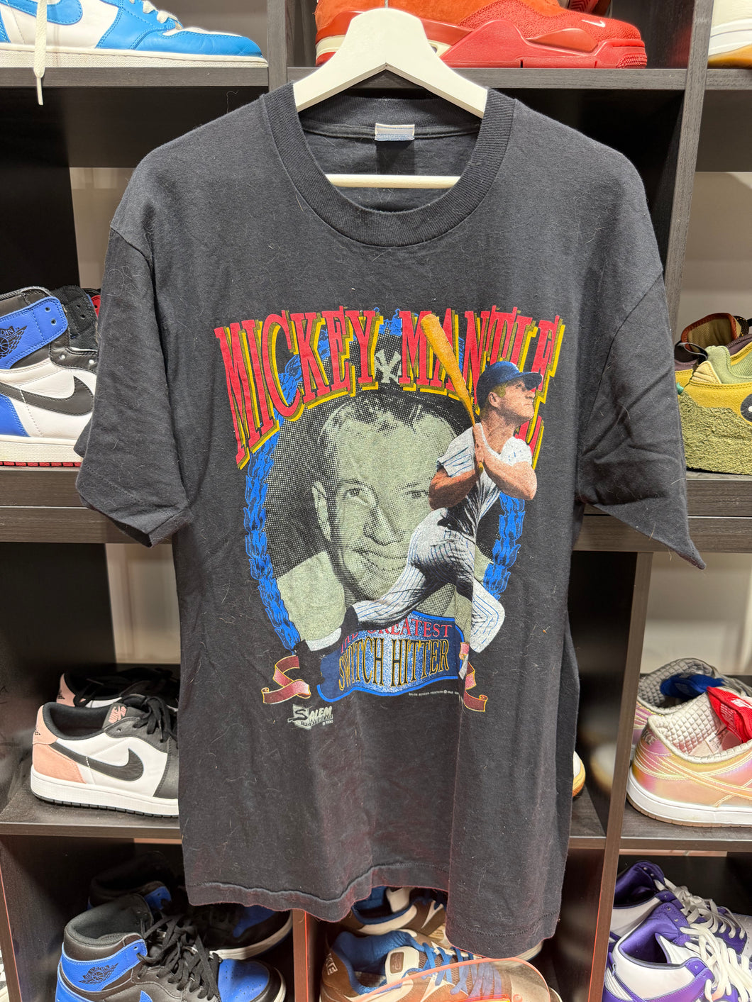 Vintage Mickey Mantle T-Shirt Sz XL