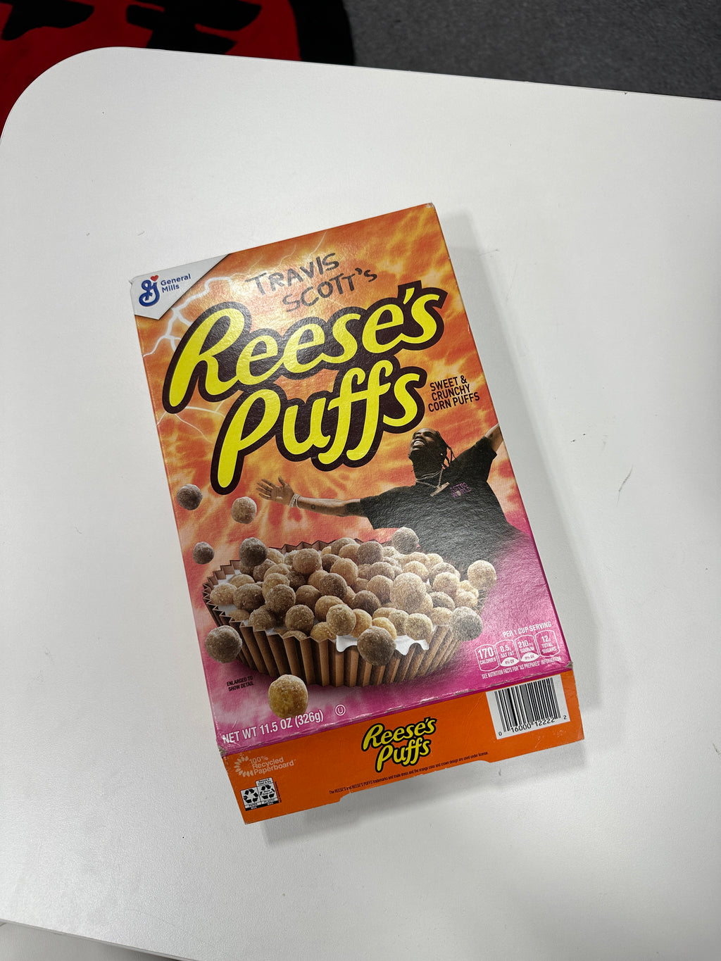 Travis Scott Reeces Puffs Empty