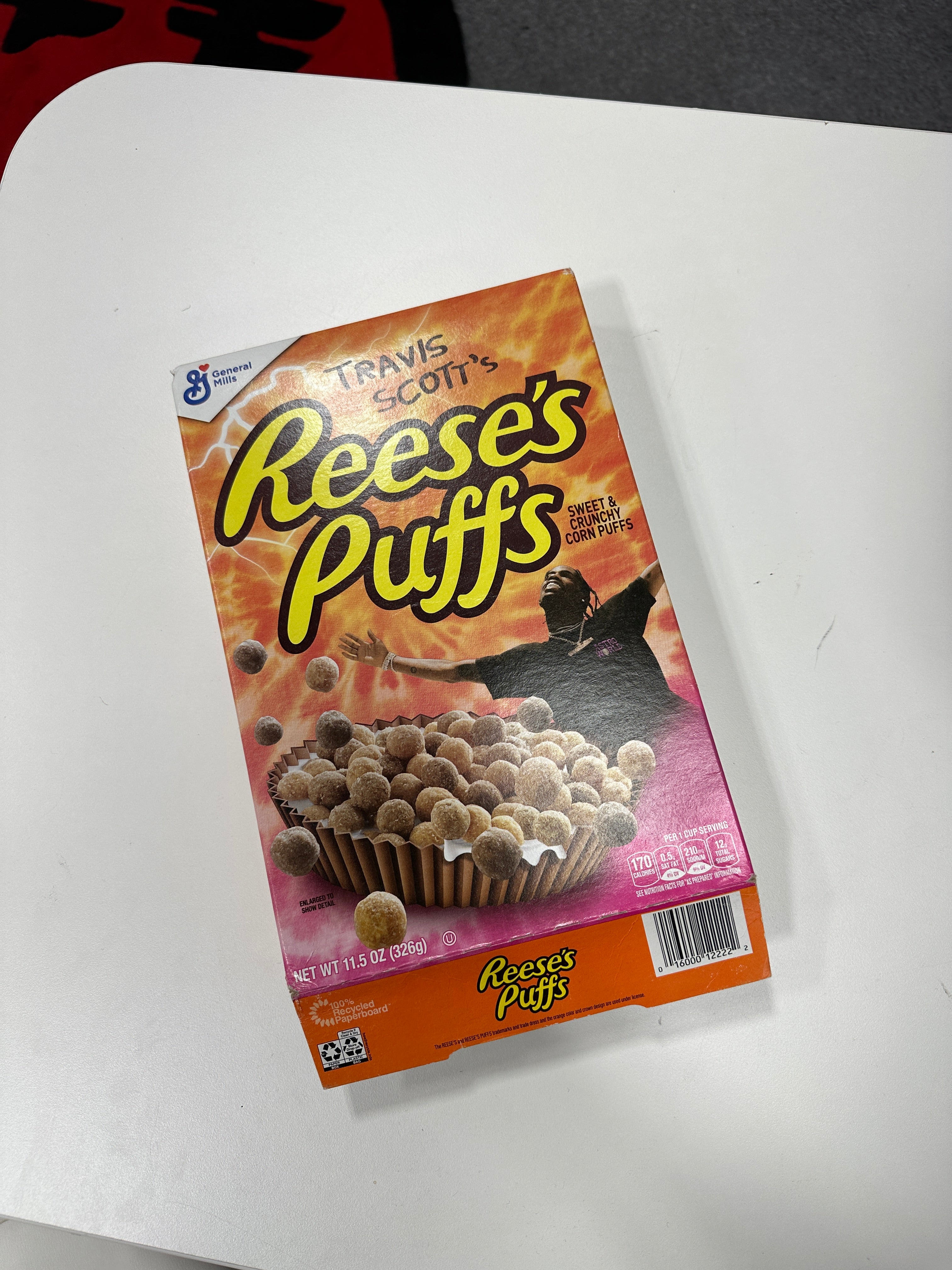 Travis Scott Reeces Puffs Empty