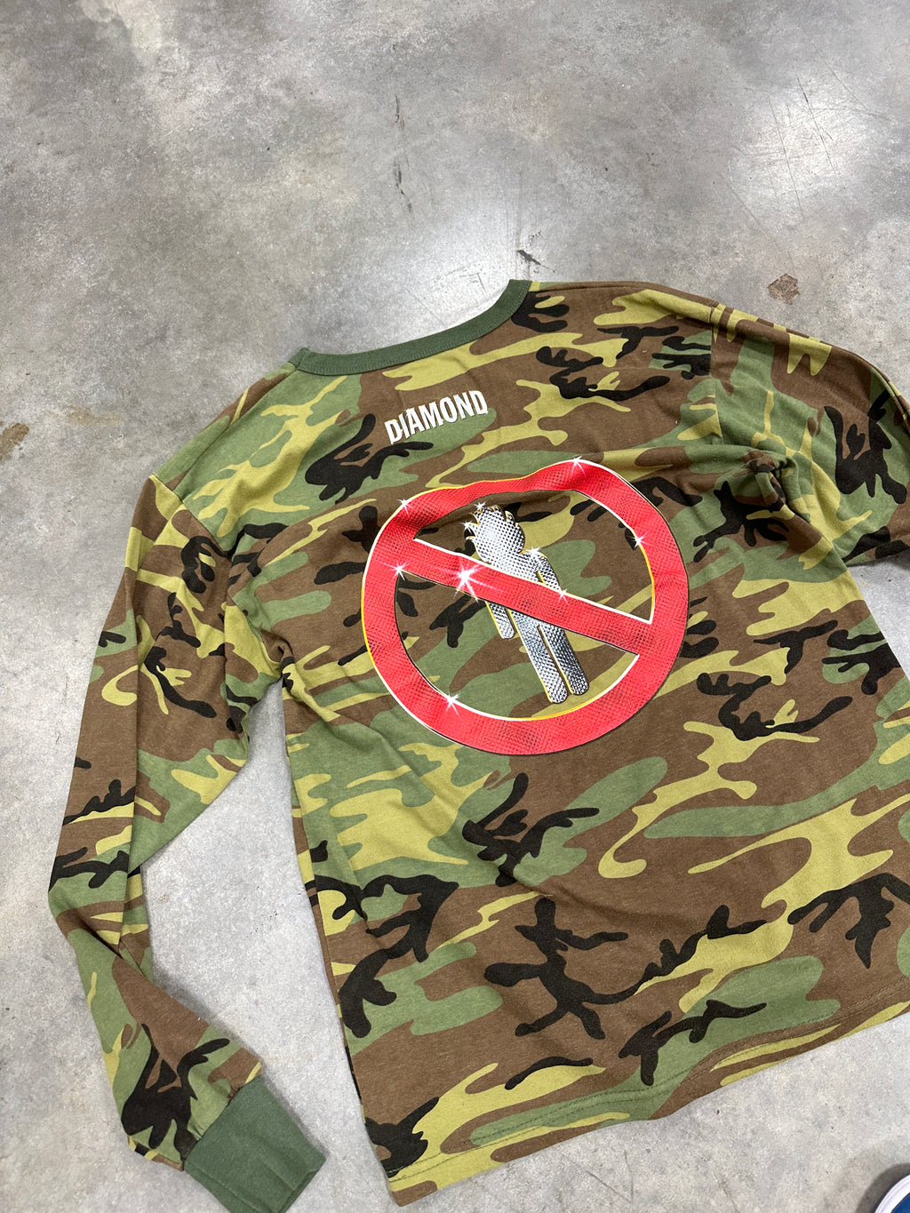 Travis Scott Diamond Supply Long Sleeve Sz L