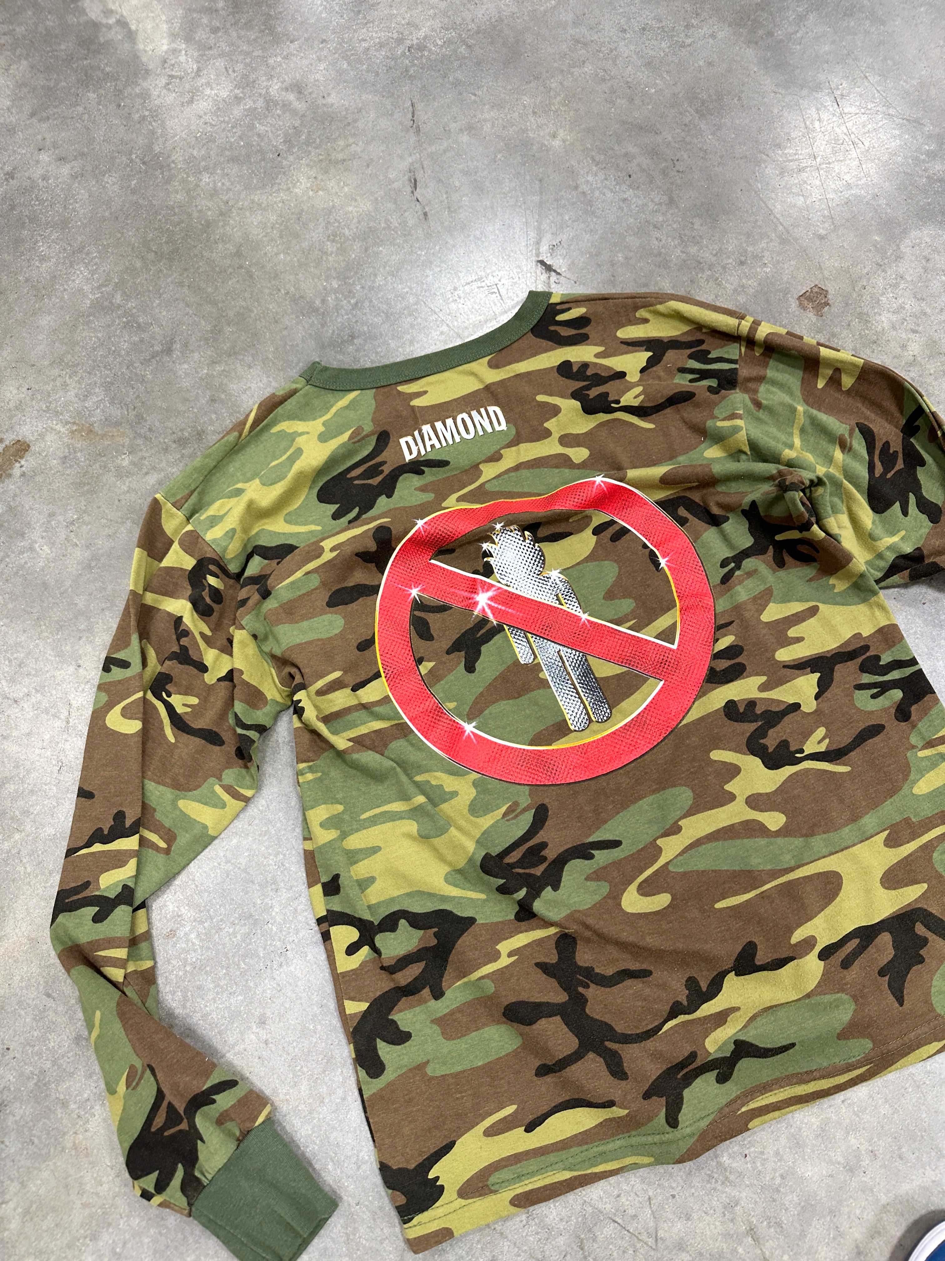 Travis Scott Diamond Supply Long Sleeve Sz L