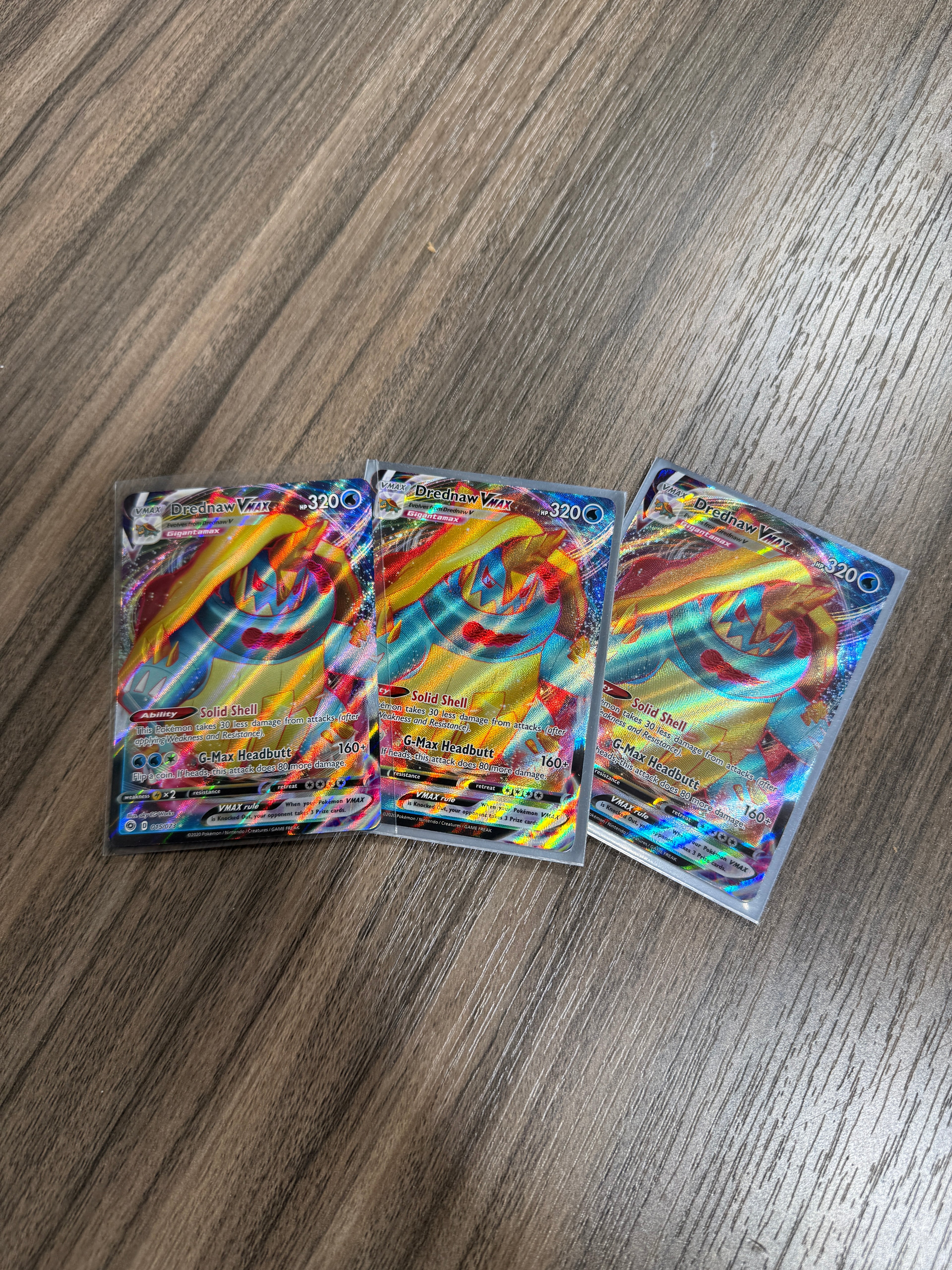 Pokémon Drednaw VMAX 15/73 Champions Path Gigantamax Ultra Rare Holo 320 HP VMAX