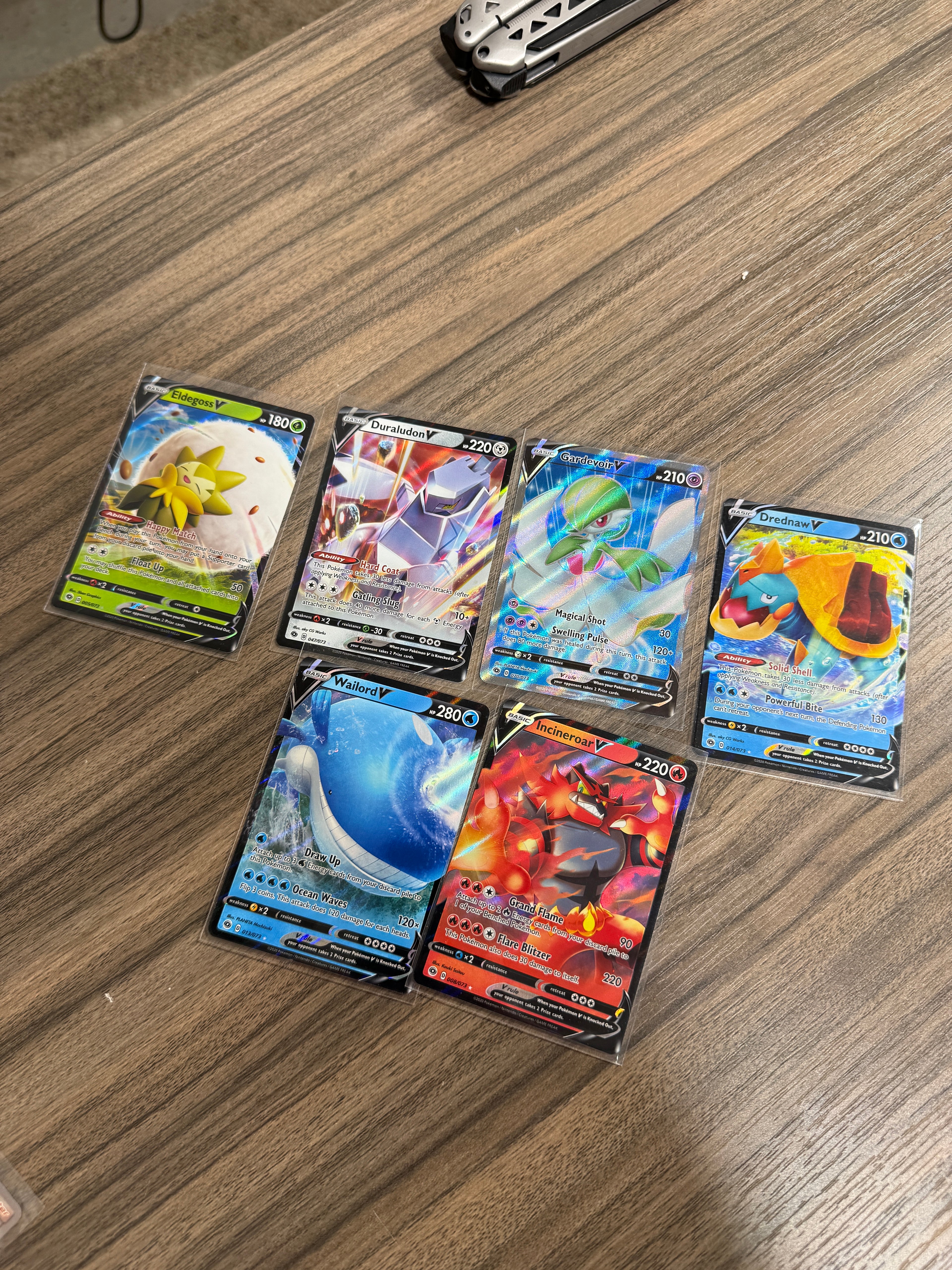 6 Champions Path V Cards