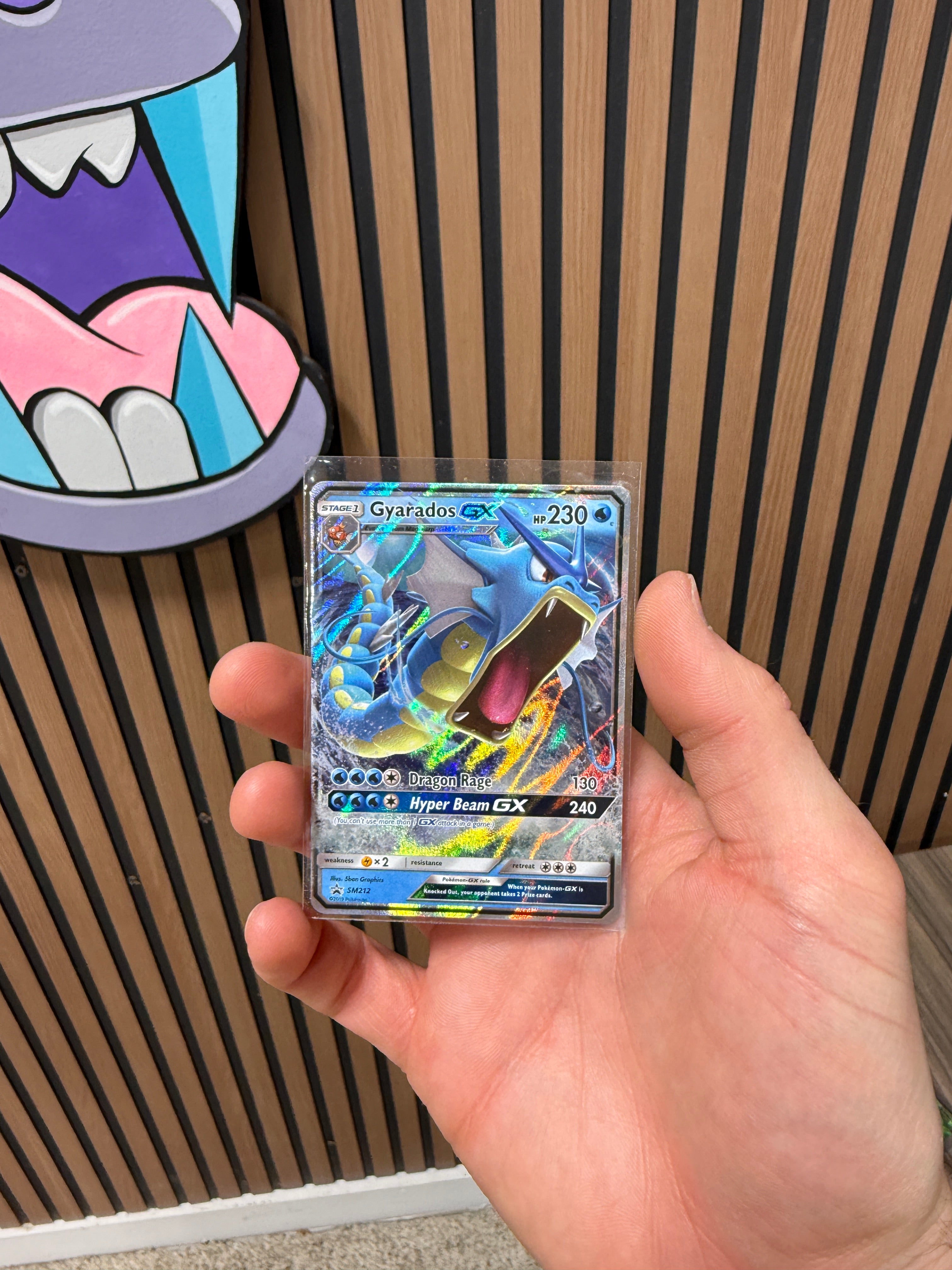 Gyarados GX SM212 - Black StarPromo - Ultra Rare Pokemon Card- Near Mint