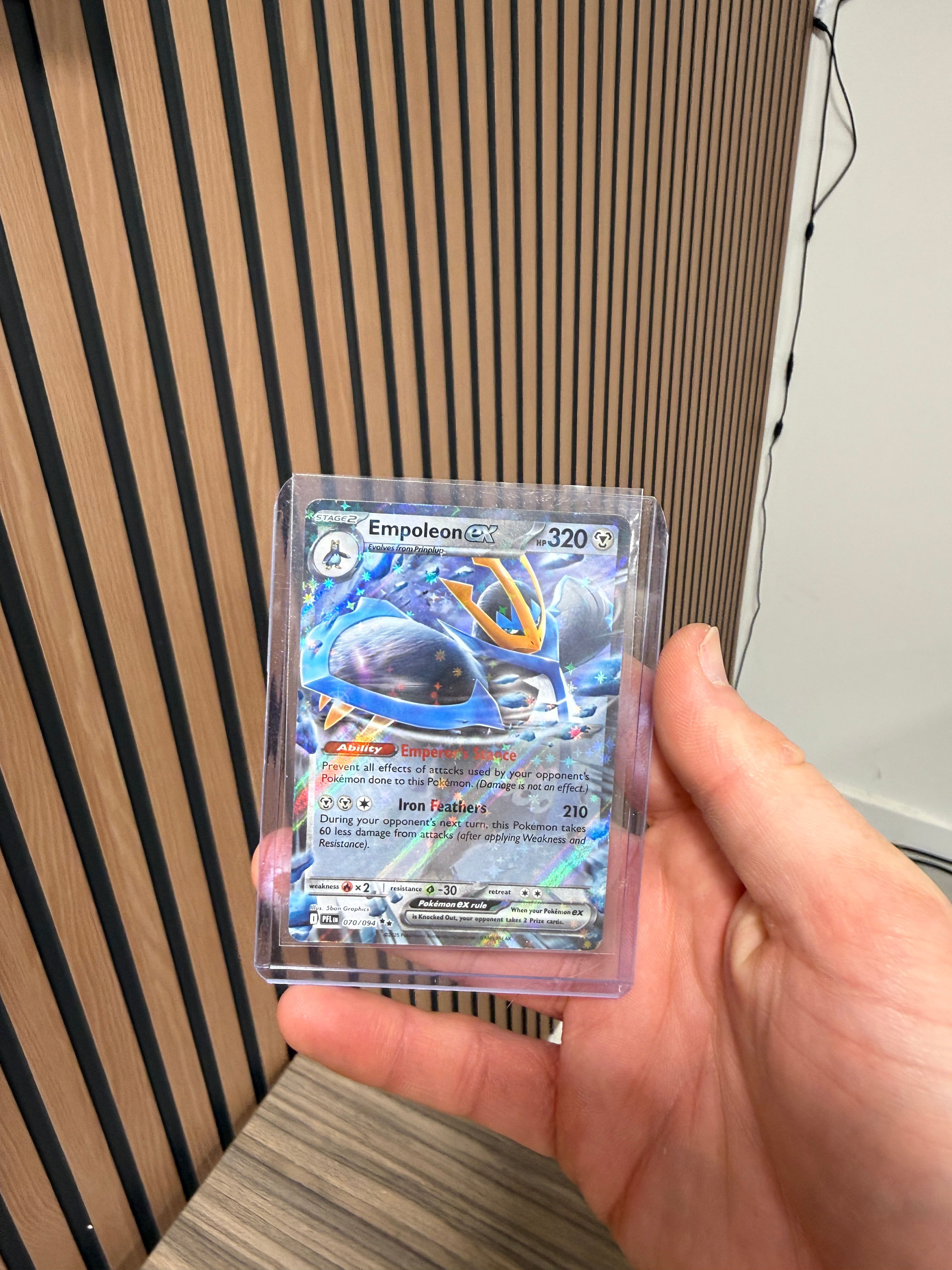 Pokemon TCG Phantasmal Flames: Empoleon EX 70/94 Double Rare Holo NM