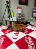 Oakley M Frame Pro ‘Blood’ sunglasses with Gold Iridium strike lenses
