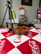 Load image into Gallery viewer, Oakley M Frame Pro ‘Blood’ sunglasses with Gold Iridium strike lenses
