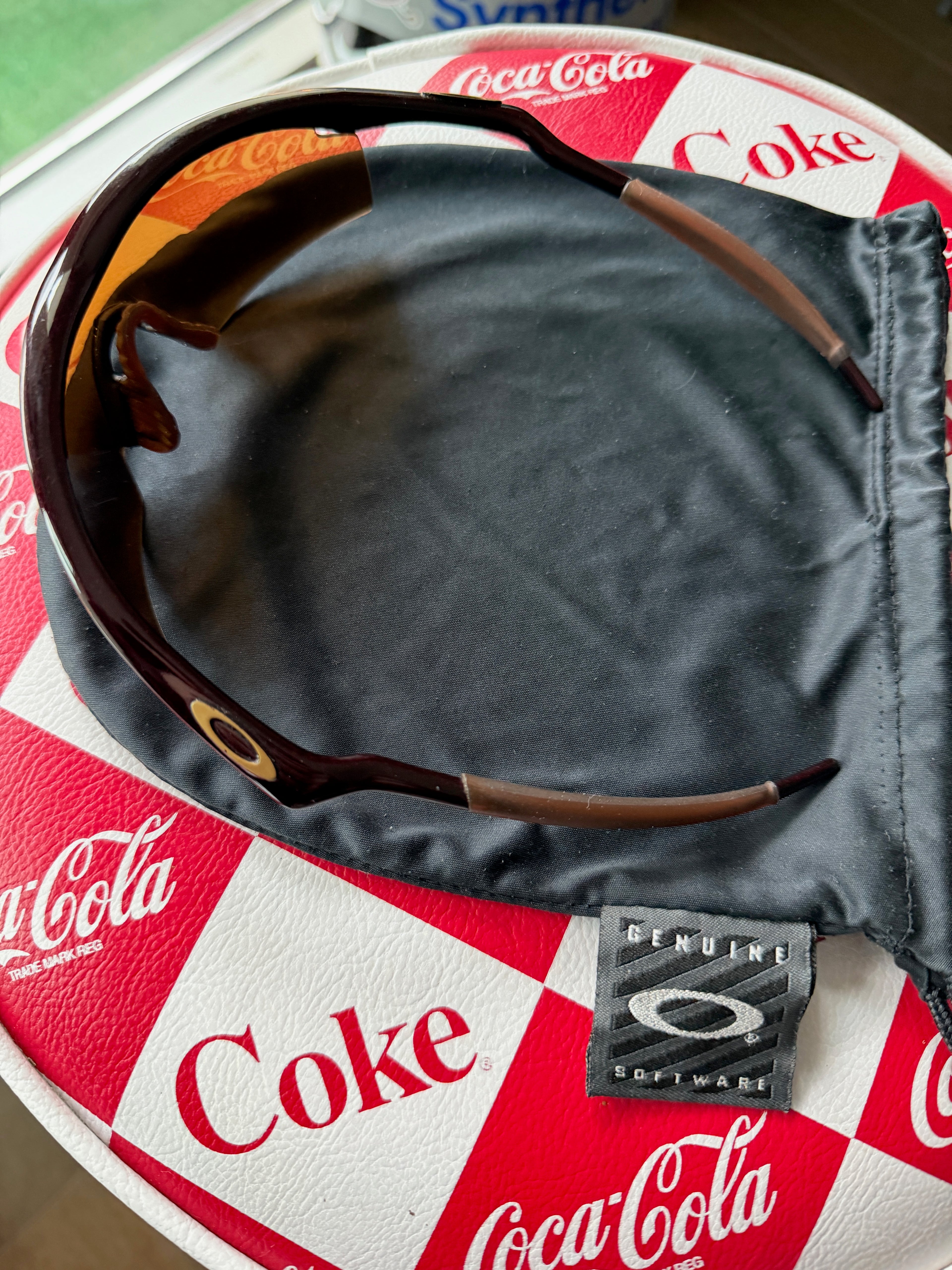 Oakley M Frame Pro ‘Blood’ sunglasses with Gold Iridium strike lenses