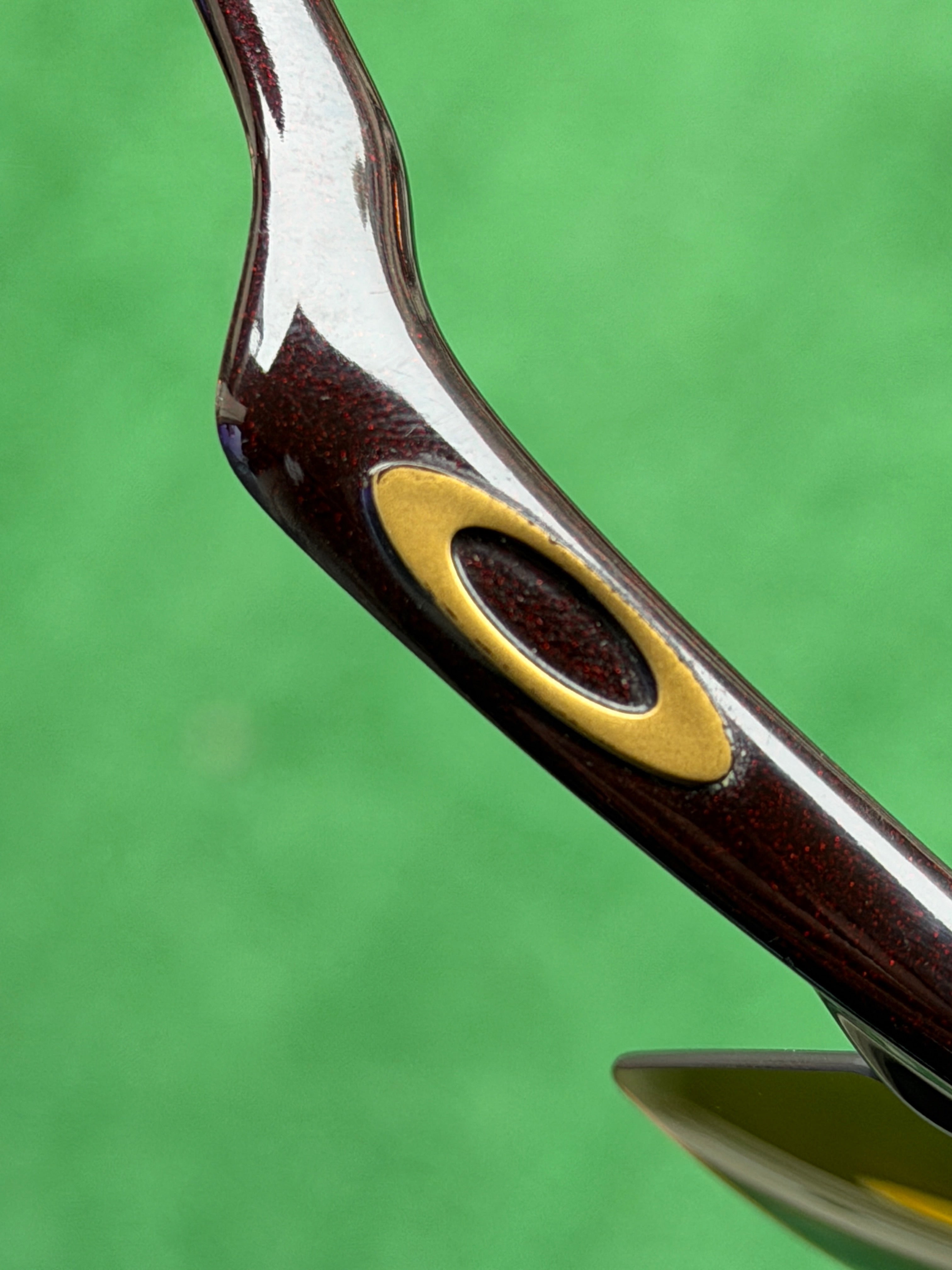 Oakley M Frame Pro ‘Blood’ sunglasses with Gold Iridium strike lenses