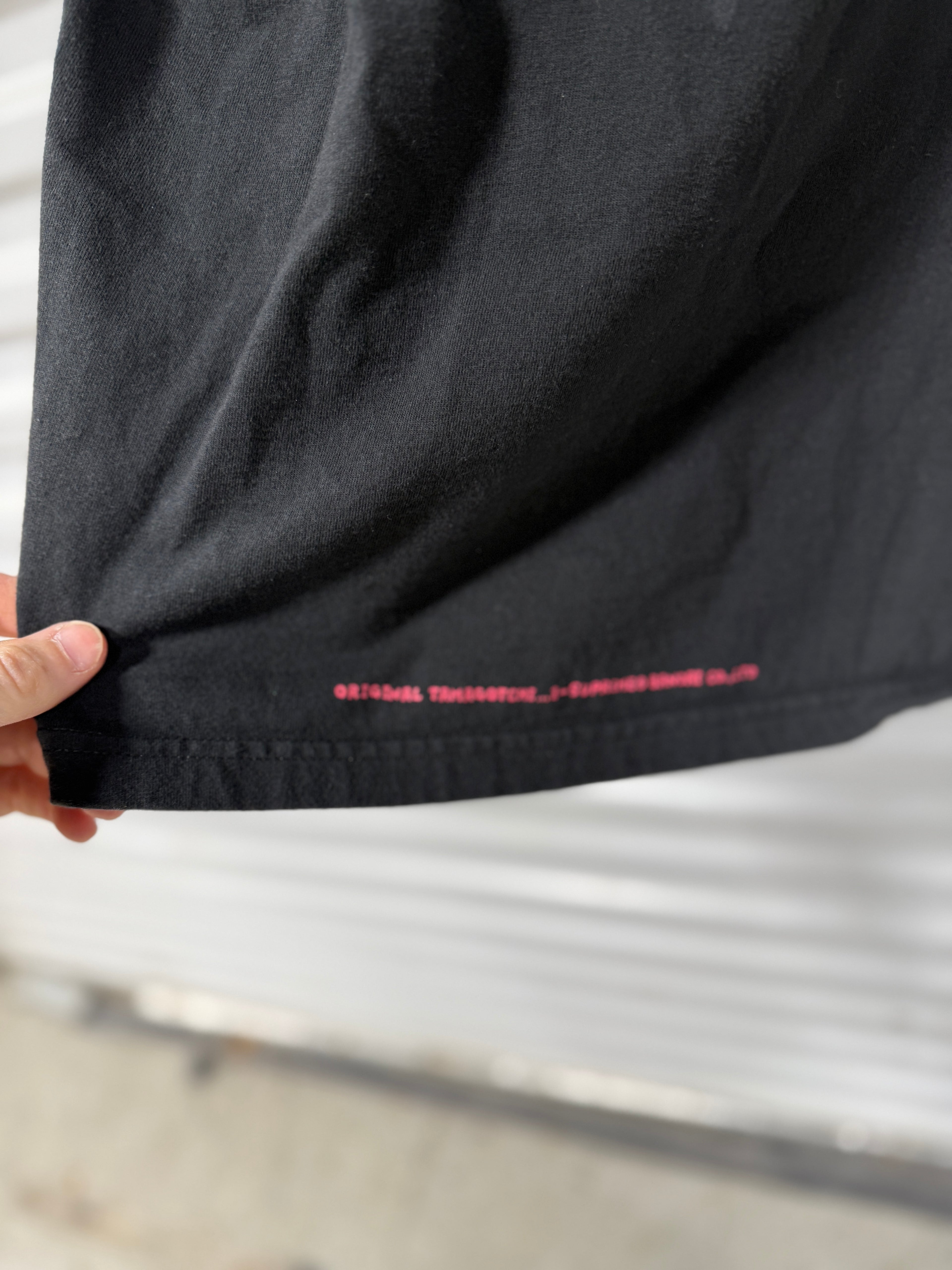Supreme Tamagotchi Black and Pink T Shirt Sz L