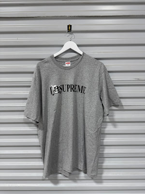Supreme Skull Tee 'Heather Grey' Sz L